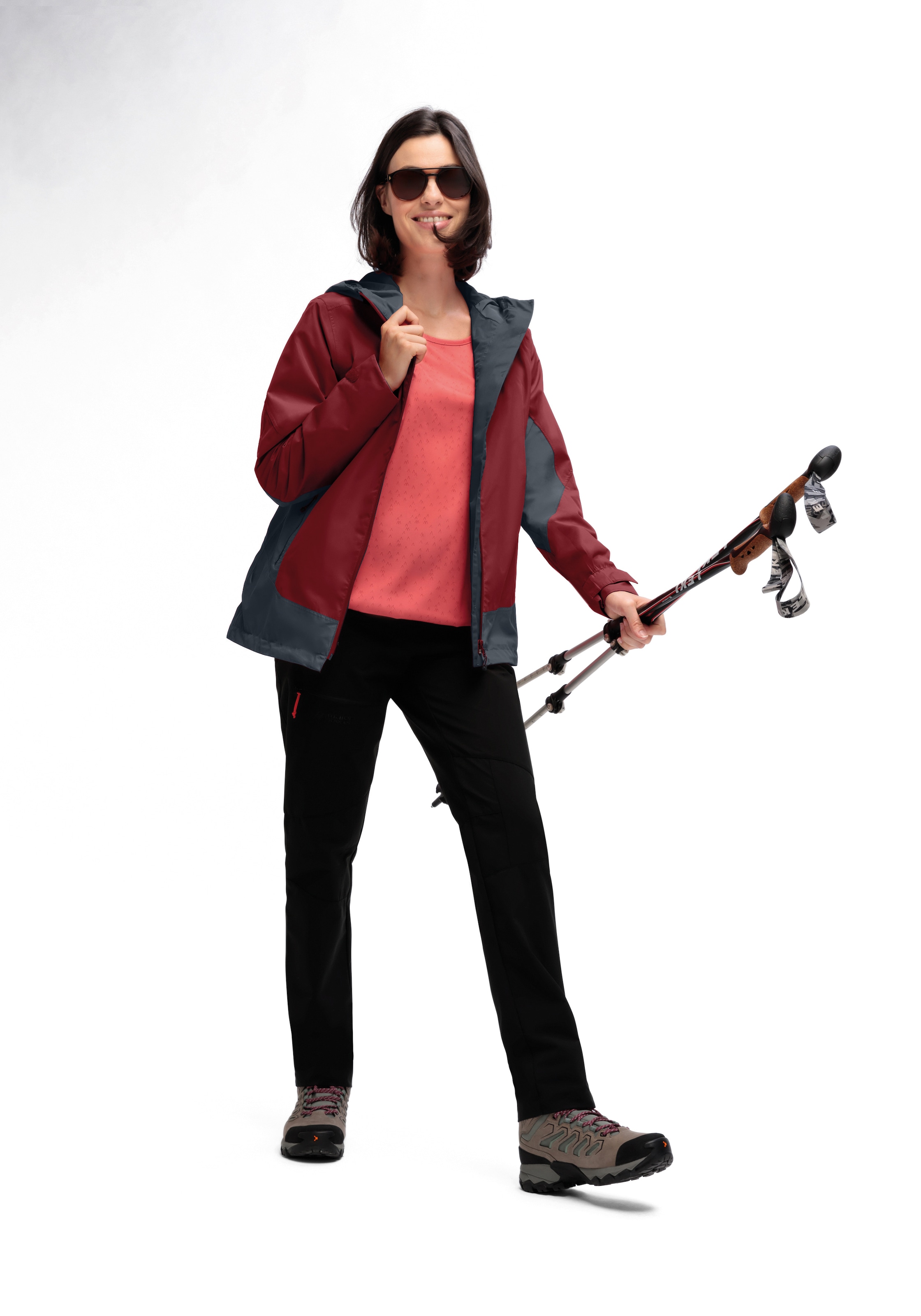 Maier Sports Regenjacke »Brocken W« Damen Jacke wasserdicht, moderner Windbreaker, Outdoorjacke, Reg. Fit
