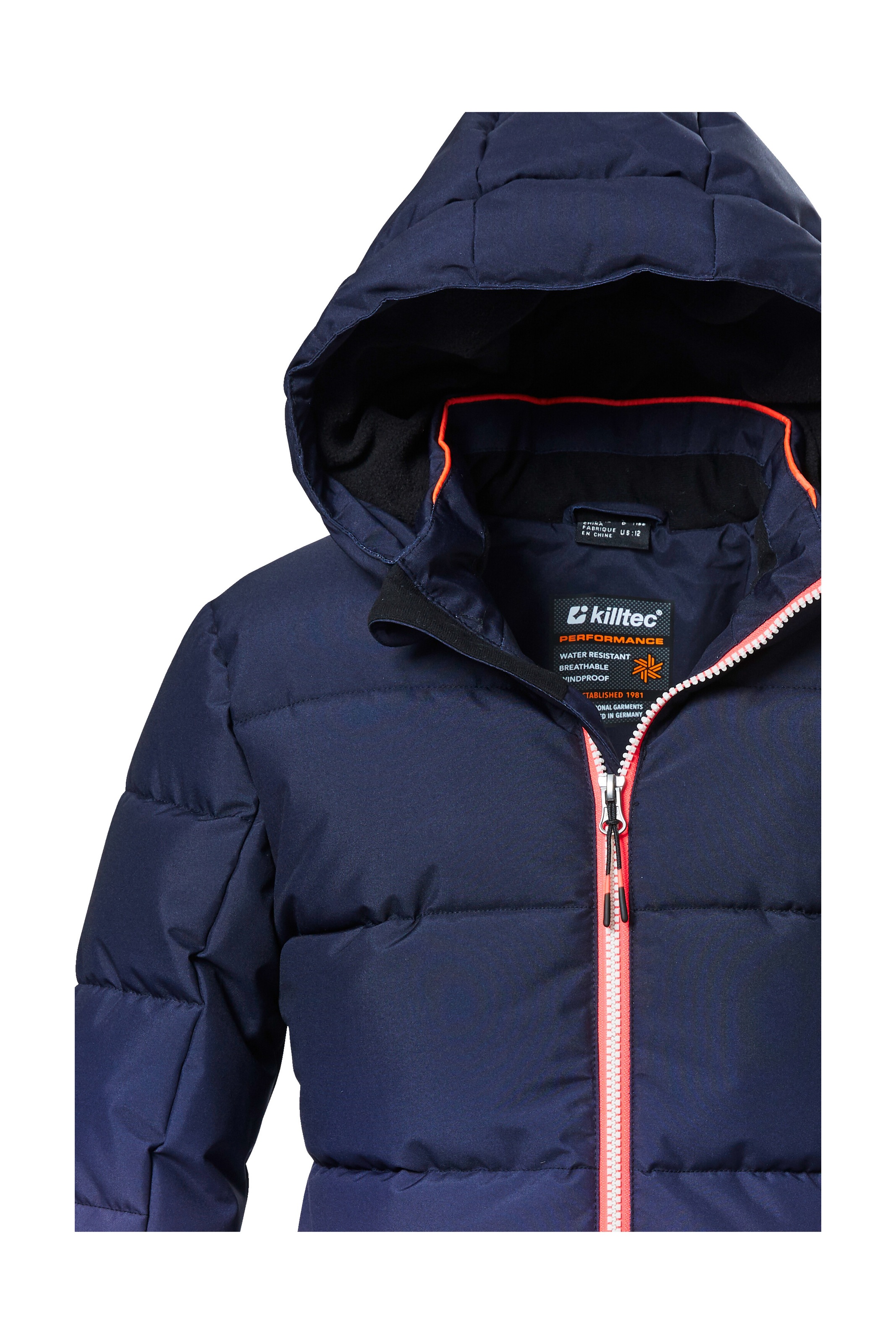 Killtec Skijacke »KSW 330 GRLS SKI QLTD JCKT«, Wasserabweisende Winterjacke, atmungsaktiv, verstellbare Kapuze
