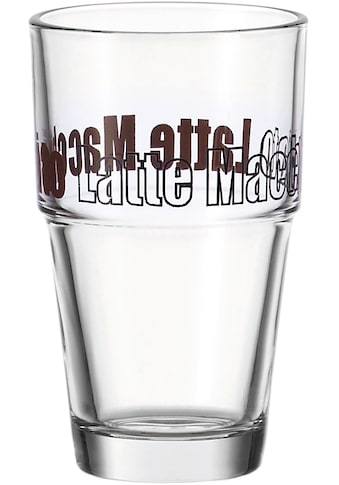 LEONARDO Latte-Macchiato-Glas »Solo«, (Set, 6 tlg.), 410 ml, 6-teilig kaufen
