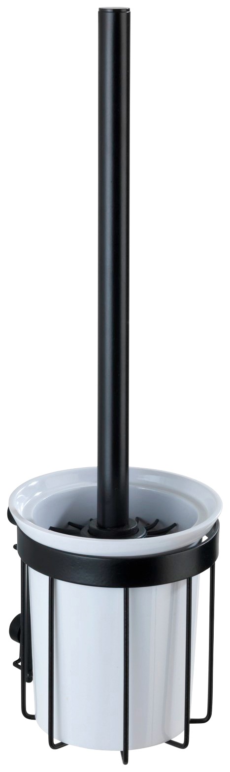WENKO WC-Garnitur »Classic Plus Black«, mit hochwertigem Rostschutz