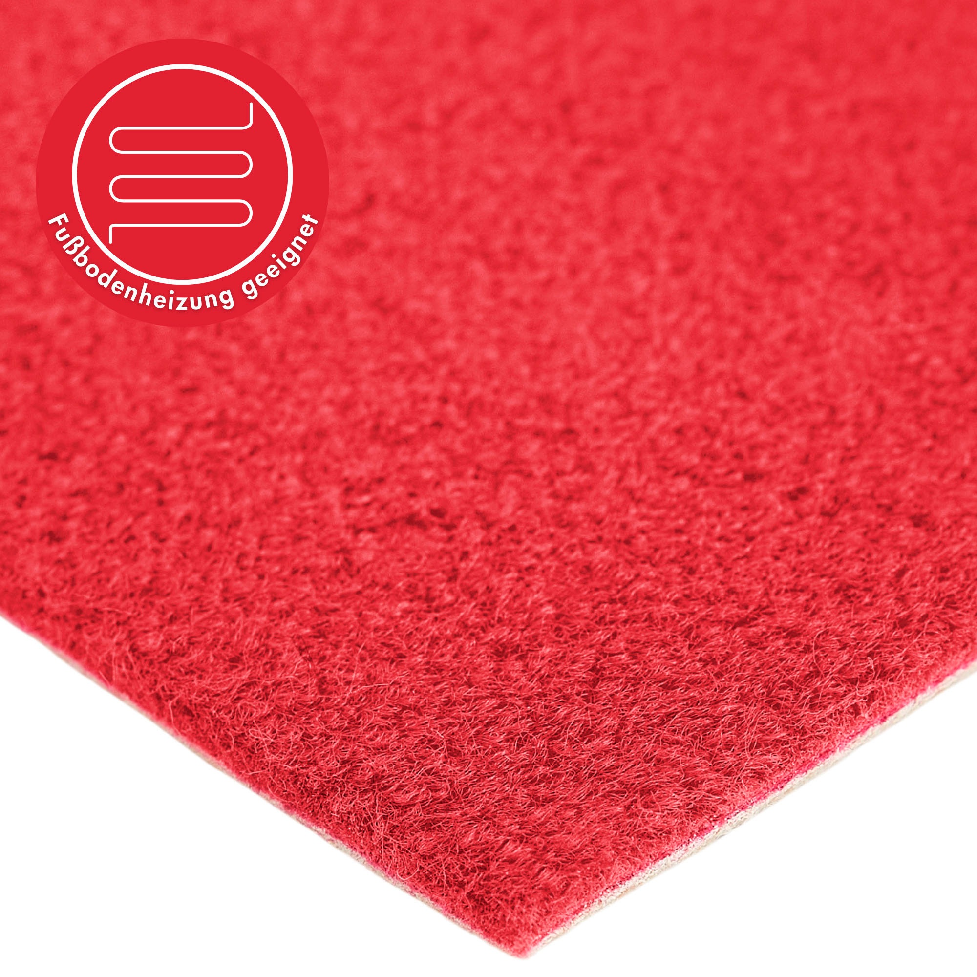 Andiamo Teppichboden »Sina, Velours, Made in Belgium«, rechteckig, 6 mm Höhe, Uni Farben, Breite 400 cm, strapazierfähig, pflegeleicht, Wohnzimmer