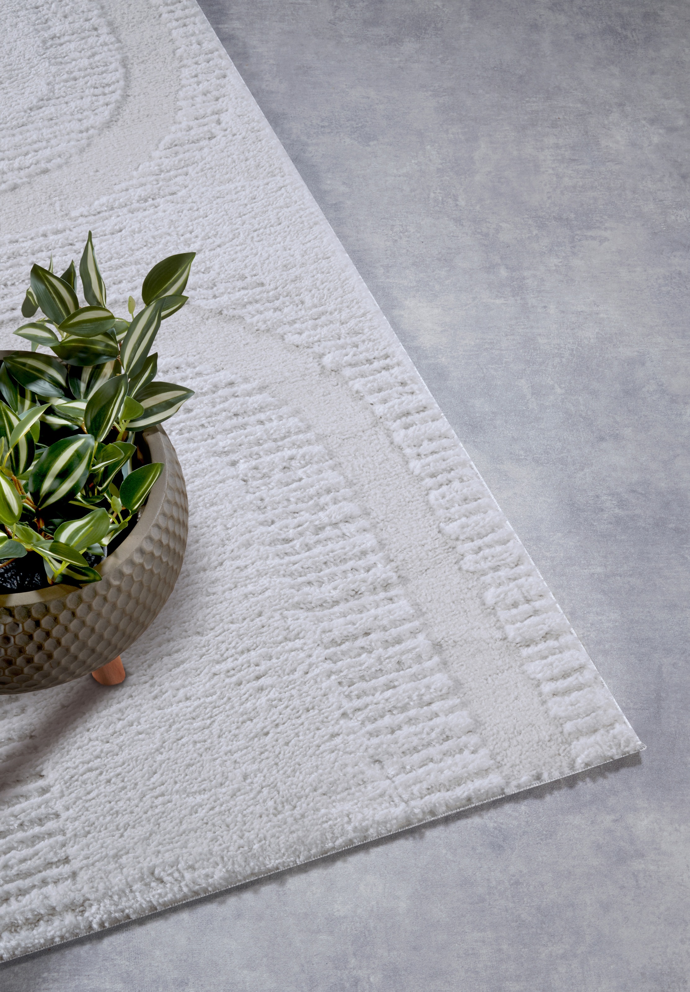 ELLE DECORATION Designteppich »Bartoux«, rechteckig, 18 mm Höhe, Hochflor, Shaggy, Läufer, weich, Langflor, modern, Hoch Tief Effekt