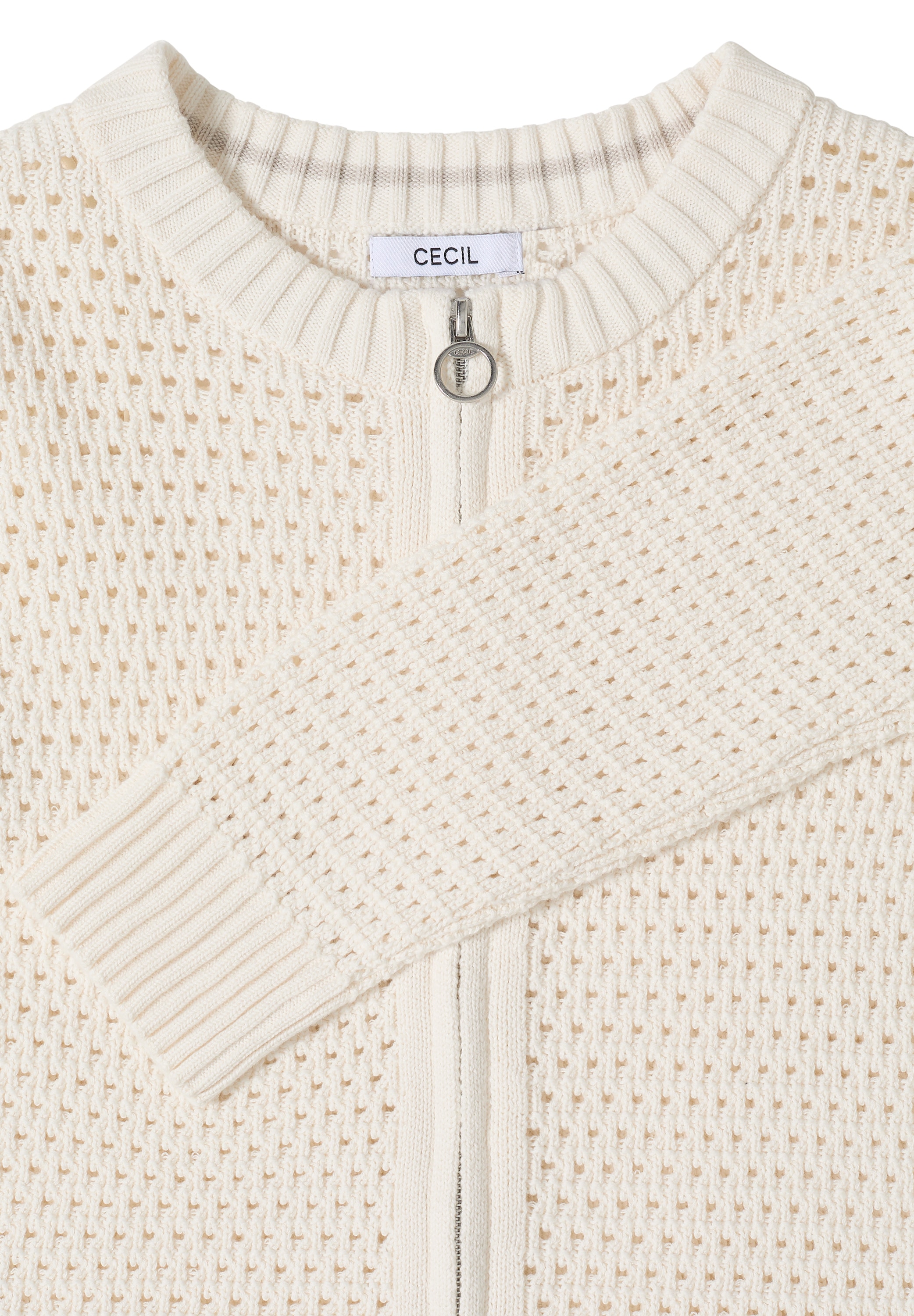Cecil Cardigan in Crochet-Optik