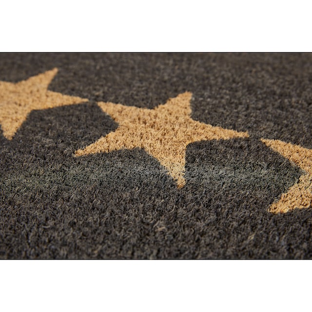 Andiamo Fußmatte »Kokos Star«, rechteckig, Schmutzfangmatte, Motiv Sterne,  In- und Outdoor geeignet bestellen online bei OTTO