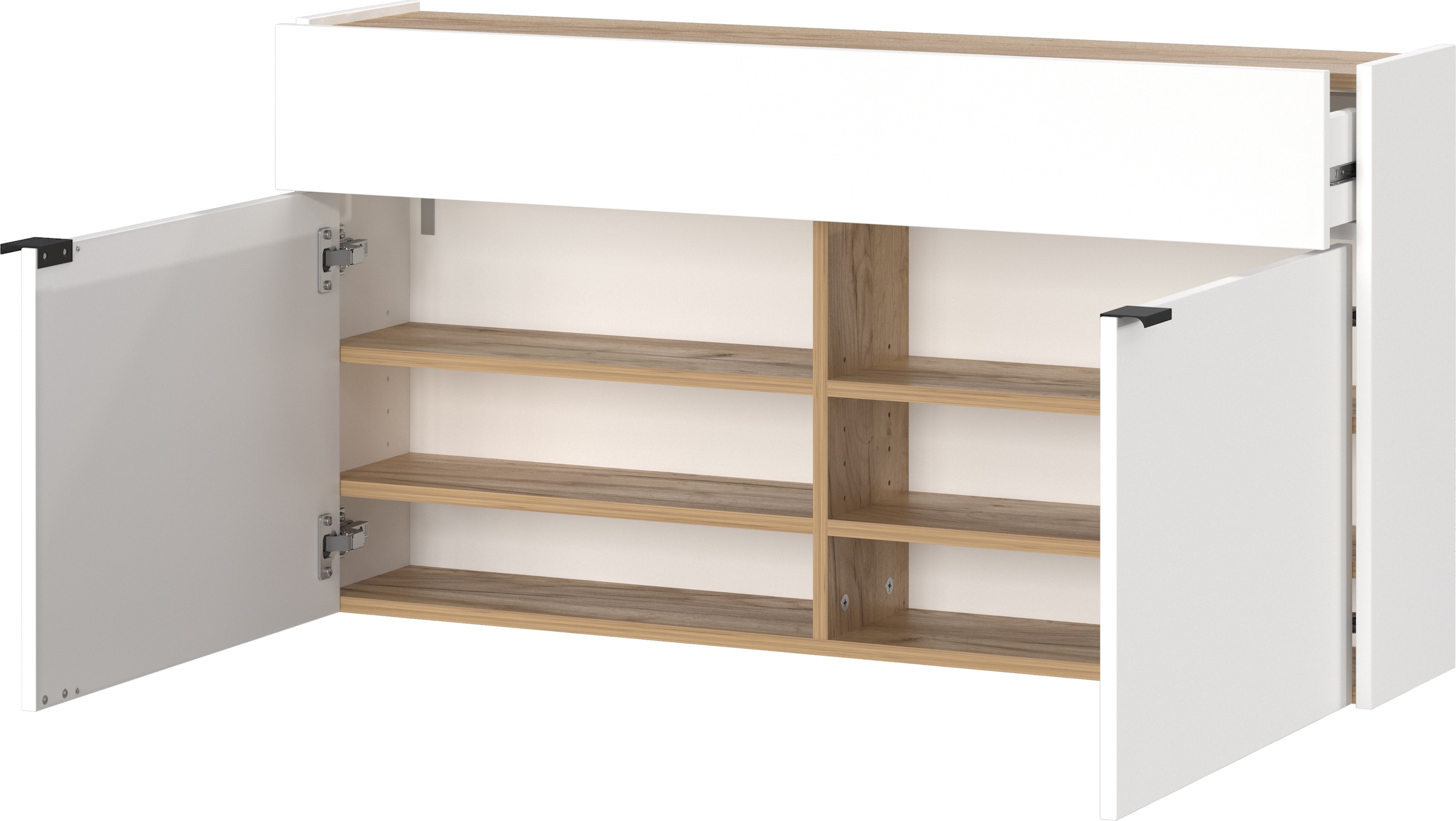 GERMANIA Hängeschuhschrank »Ameca«, Türen mit Soft-Close, 110x22x57 cm, Made in Germany
