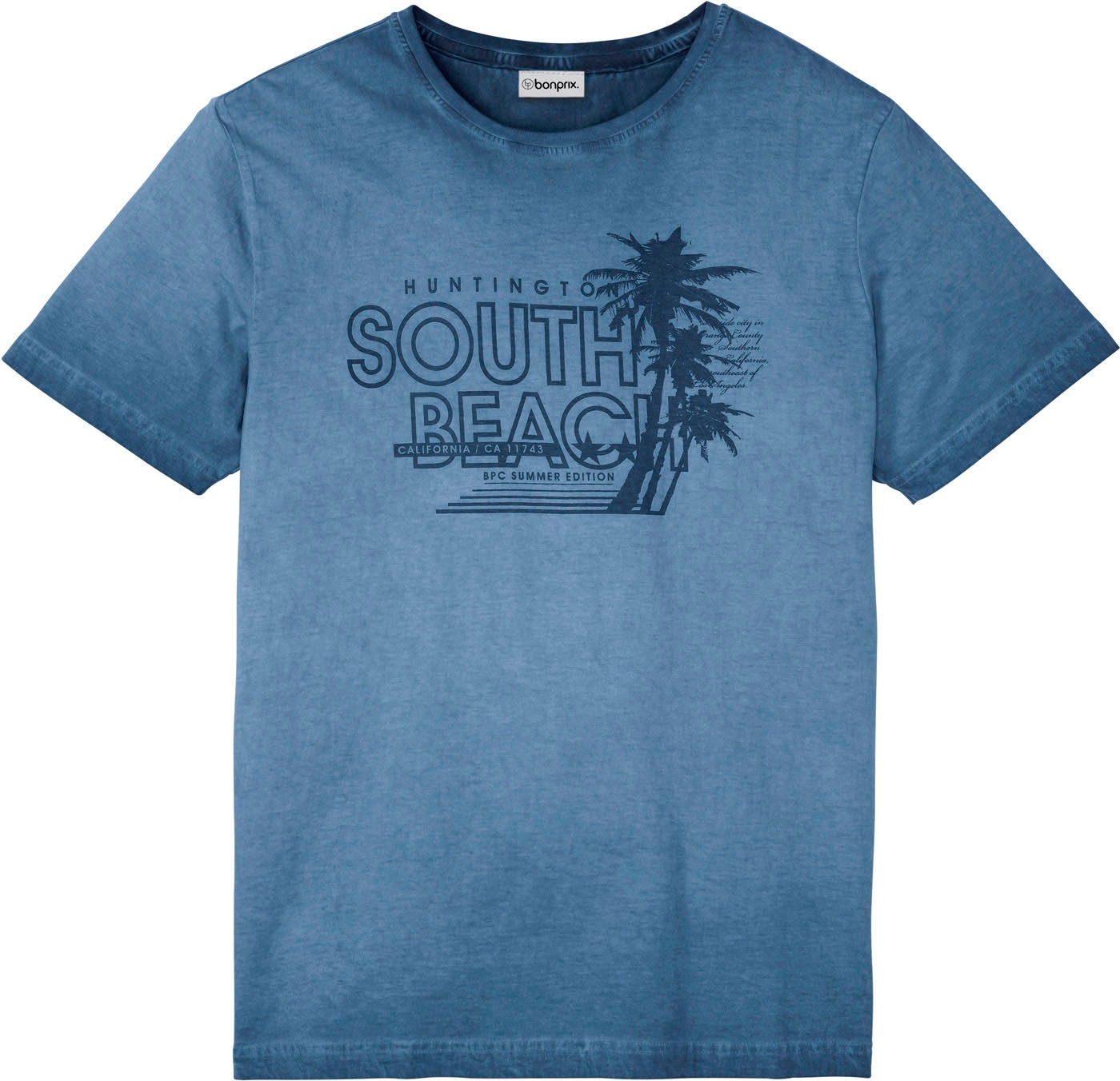 bonprix T-Shirt Regular Fit, Kurzarm, mit sommerlichem Druck