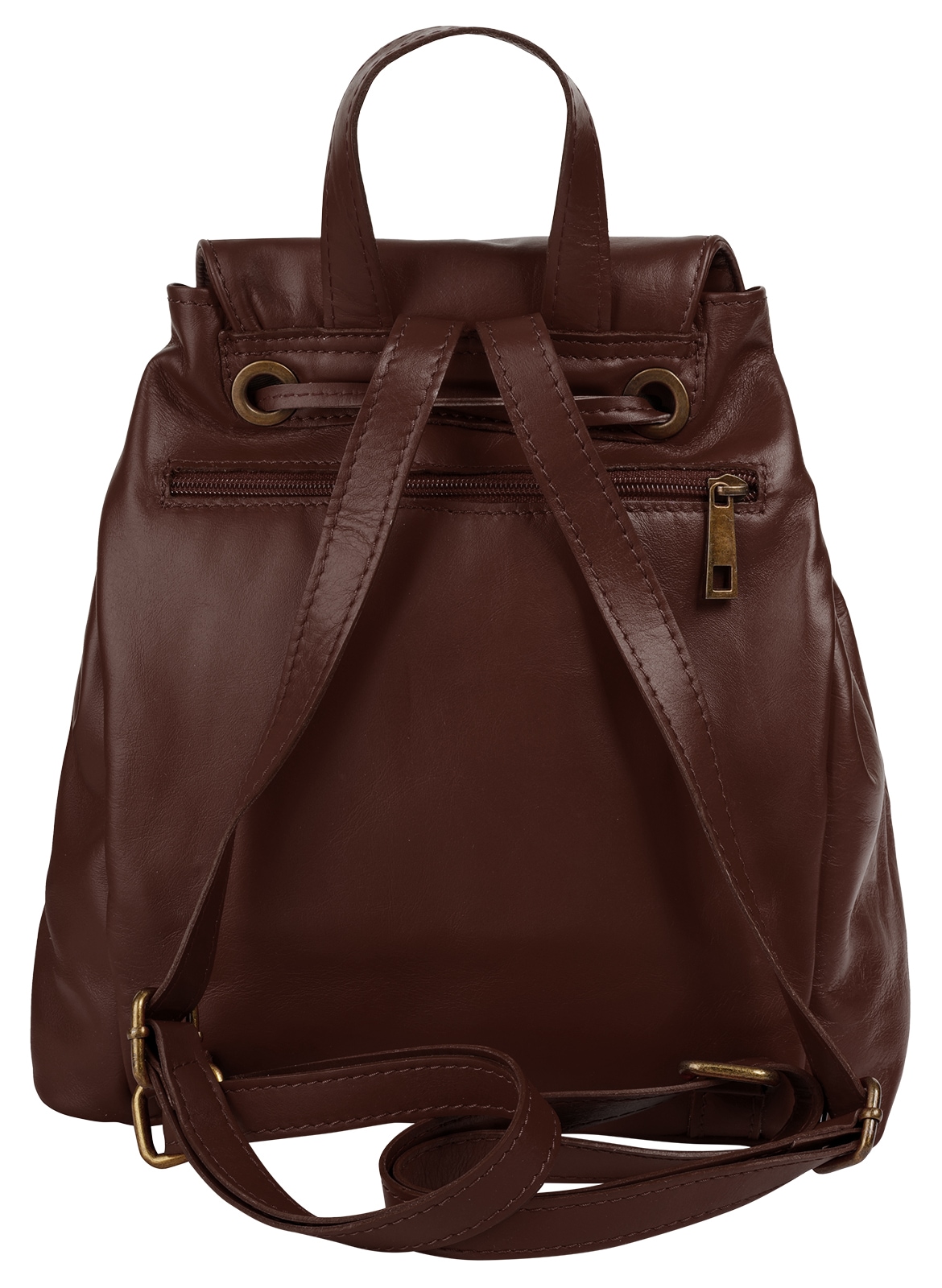 Samantha Look Cityrucksack, echt Leder, Made in Italy