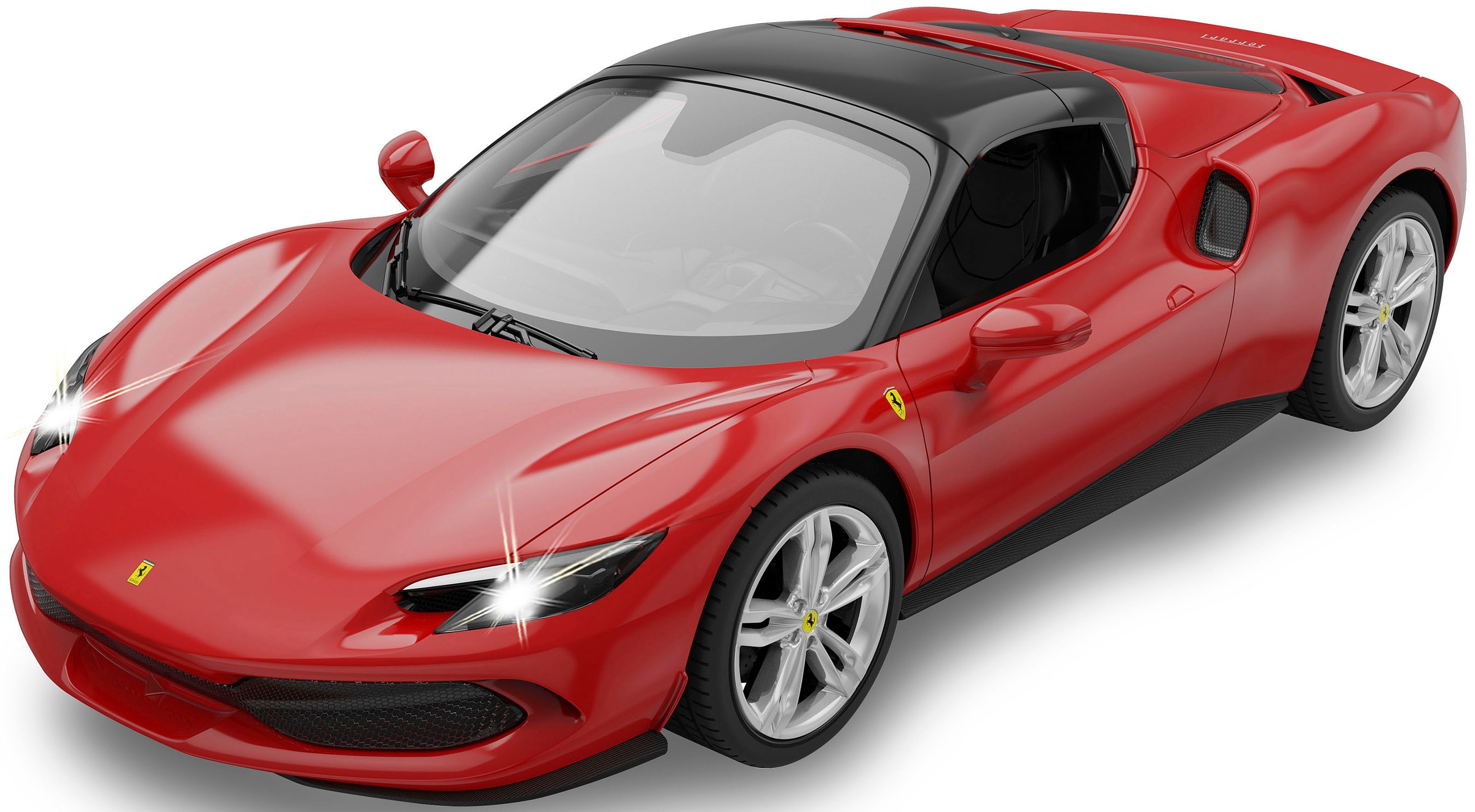 Jamara RC-Auto »Deluxe Cars, Ferrari 296 GTS 1:16, rot - 2,4 GHz«, mit LED-Lichtern