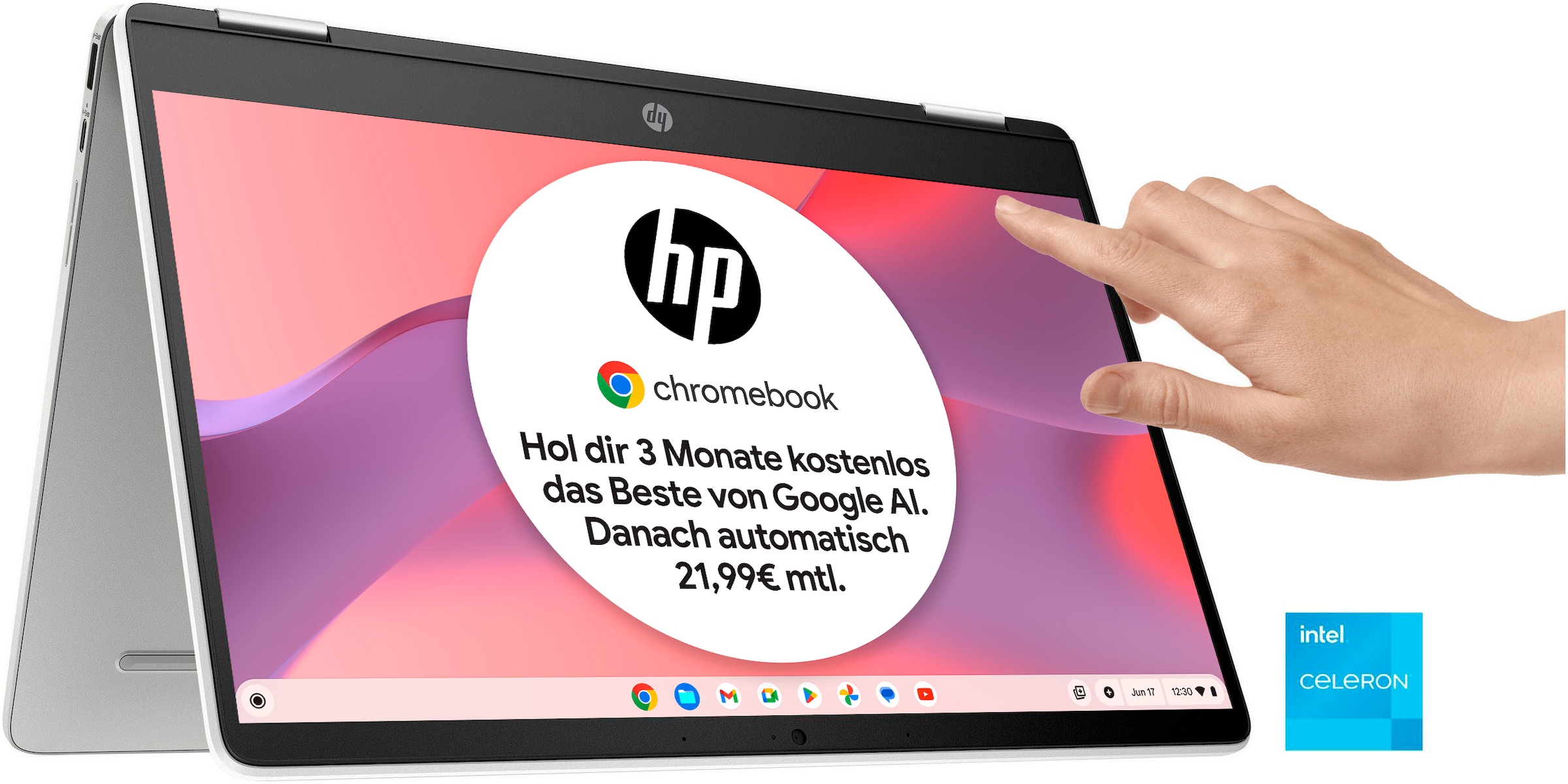 Chromebook »14a-ca0221ng«, 35,6 cm, / 14 Zoll, Intel, Celeron, UHD Graphics 600,...