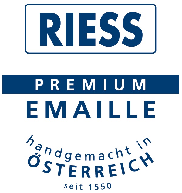 Riess Topf-Set »Emaille Spar-Set GRÜN GEFLAMMT«, emailliertes Stahlblech, ( Set, 5 tlg.), für alle Herdarten geeignet, CO2-neutral hergestellt in  Österreich kaufen online bei OTTO