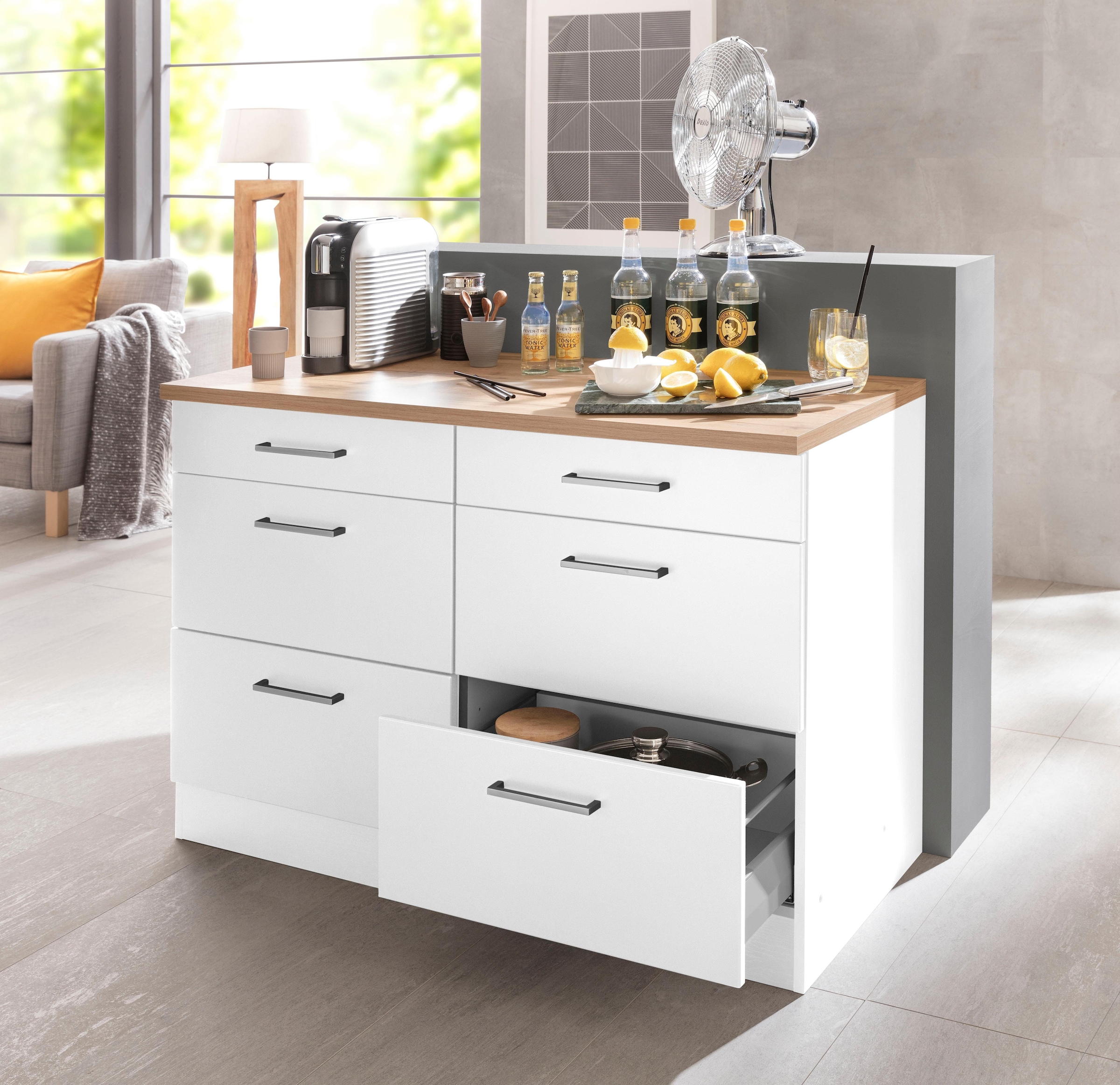KOCHSTATION Unterschrank »KS-Kehl«, Breite 120 cm
