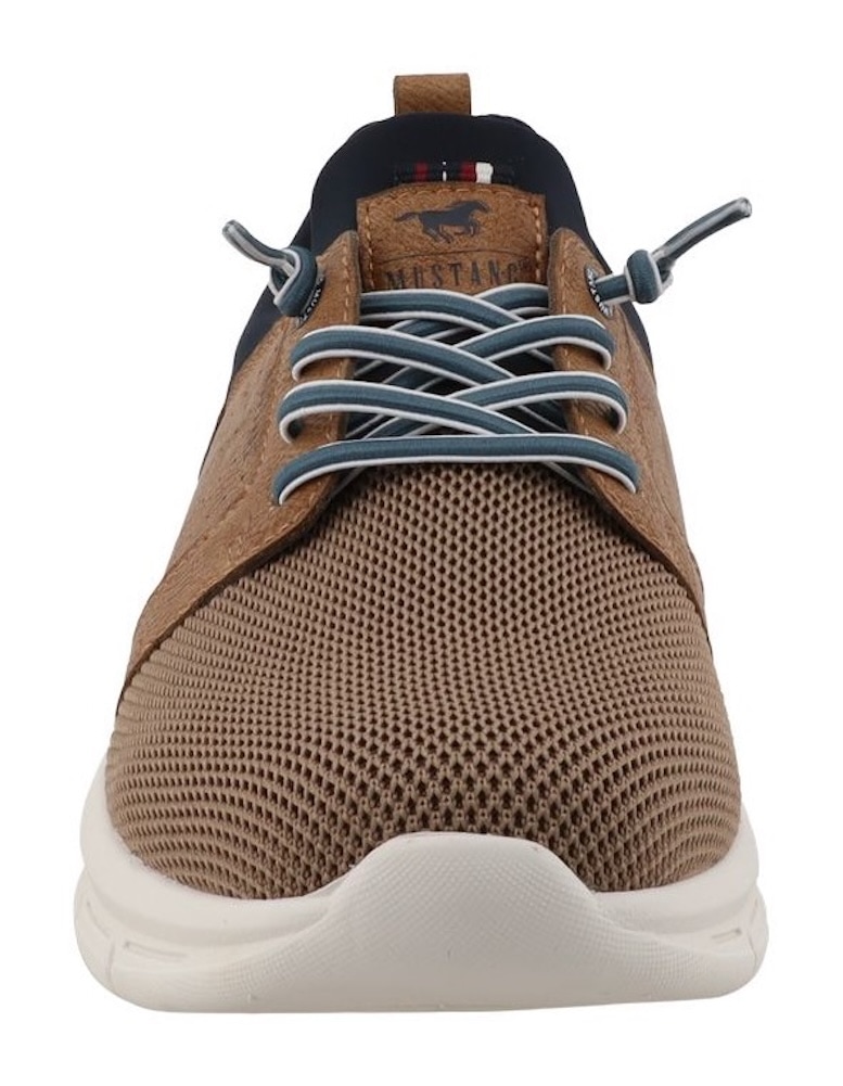 Mustang Shoes Slip-On Sneaker »Gregorio«  Schlupfschuh, Freizeitschuh, Halbschuh mit elastischen Schnürsenkeln