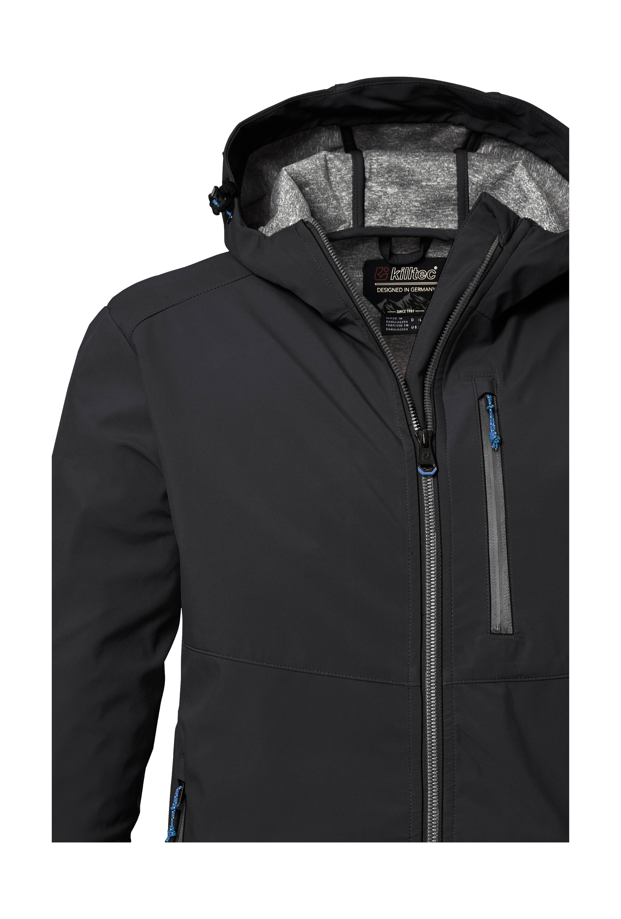 Killtec Softshelljacke »KOS 259 MN SFTSHLL JCKT«, Wasser- und windabweisende Softshelljacke, PFAS-frei imprägniert