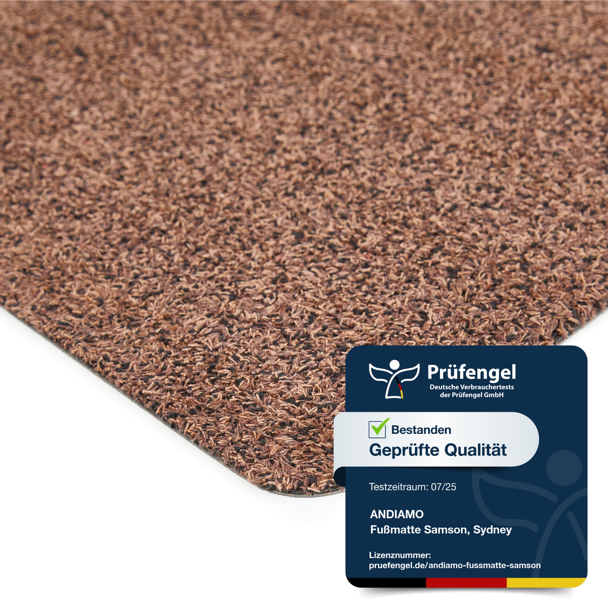 OTTO home Fußmatte »Sydney, Made in Netherlands« rechteckig 6 mm Höhe Schmutzfangmatte, melierte Optik, rutschhemmend, für In- und Outdoor