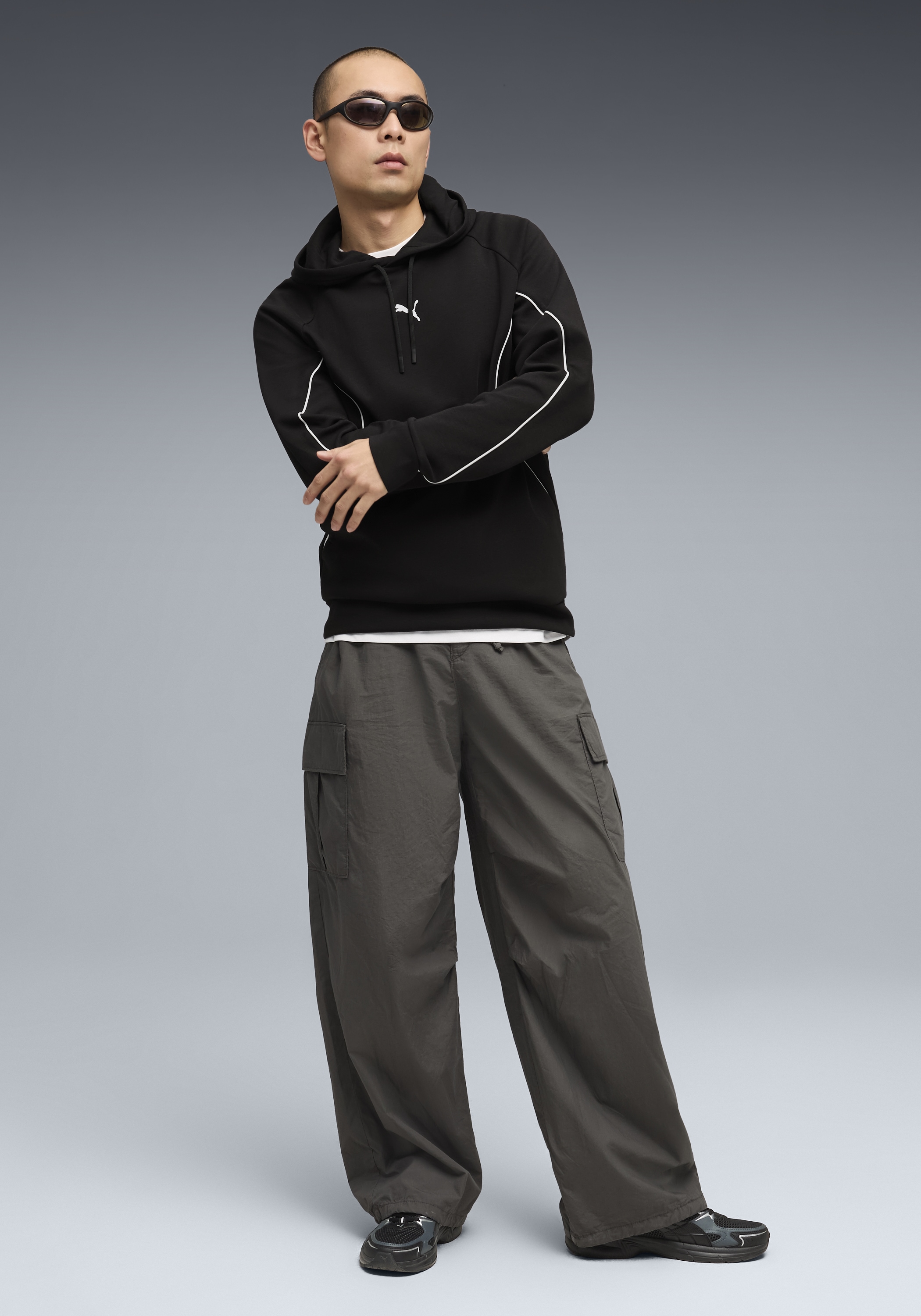 PUMA Kapuzensweatshirt »SPORT HOODIE DK«, Regular Fit, mit Kapuze, mit Kängurutasche
