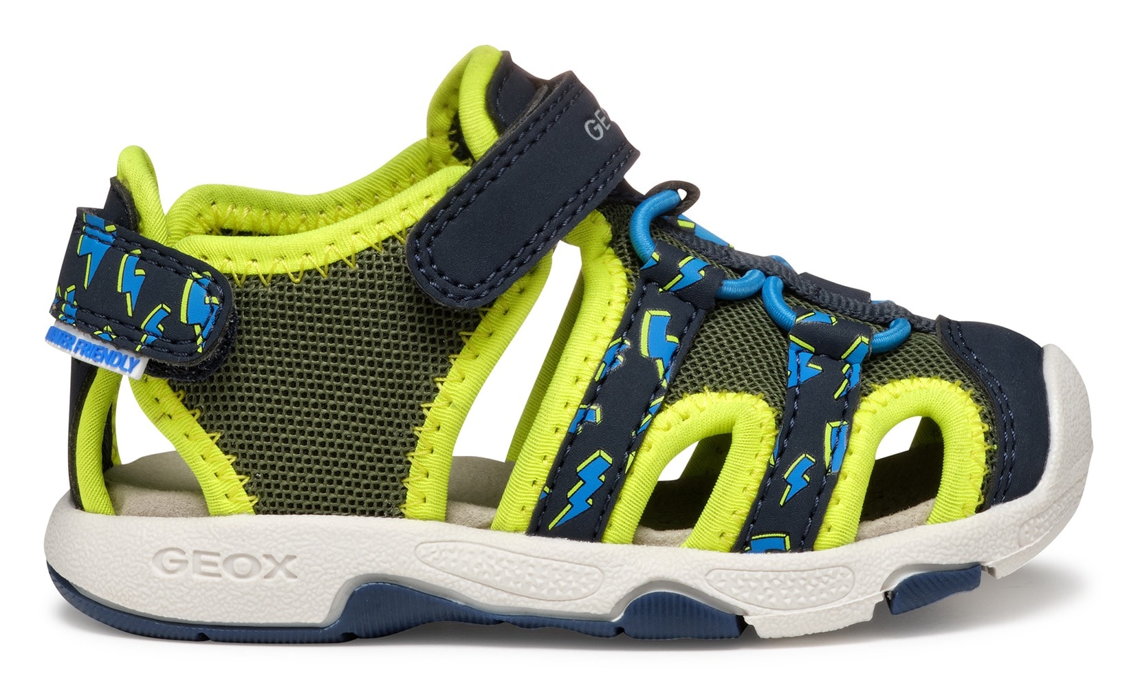 Geox Sandale »B SANDAL MULTY BOY«, Babyschuh, Sommerschuh, Trekking Schuh mit Klettverschluss