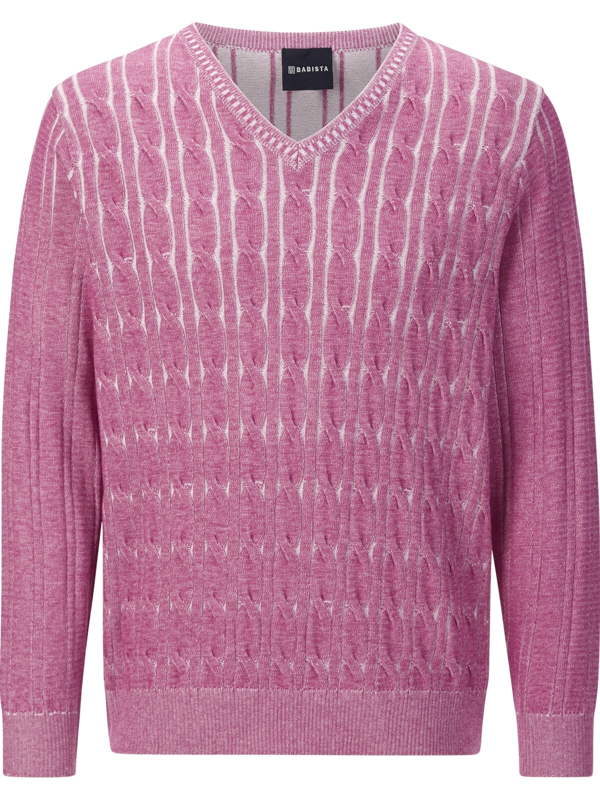 Babista V-Ausschnitt-Pullover »Pullover CARIELLO«, (1 tlg.), im stilvollen Strickmuster