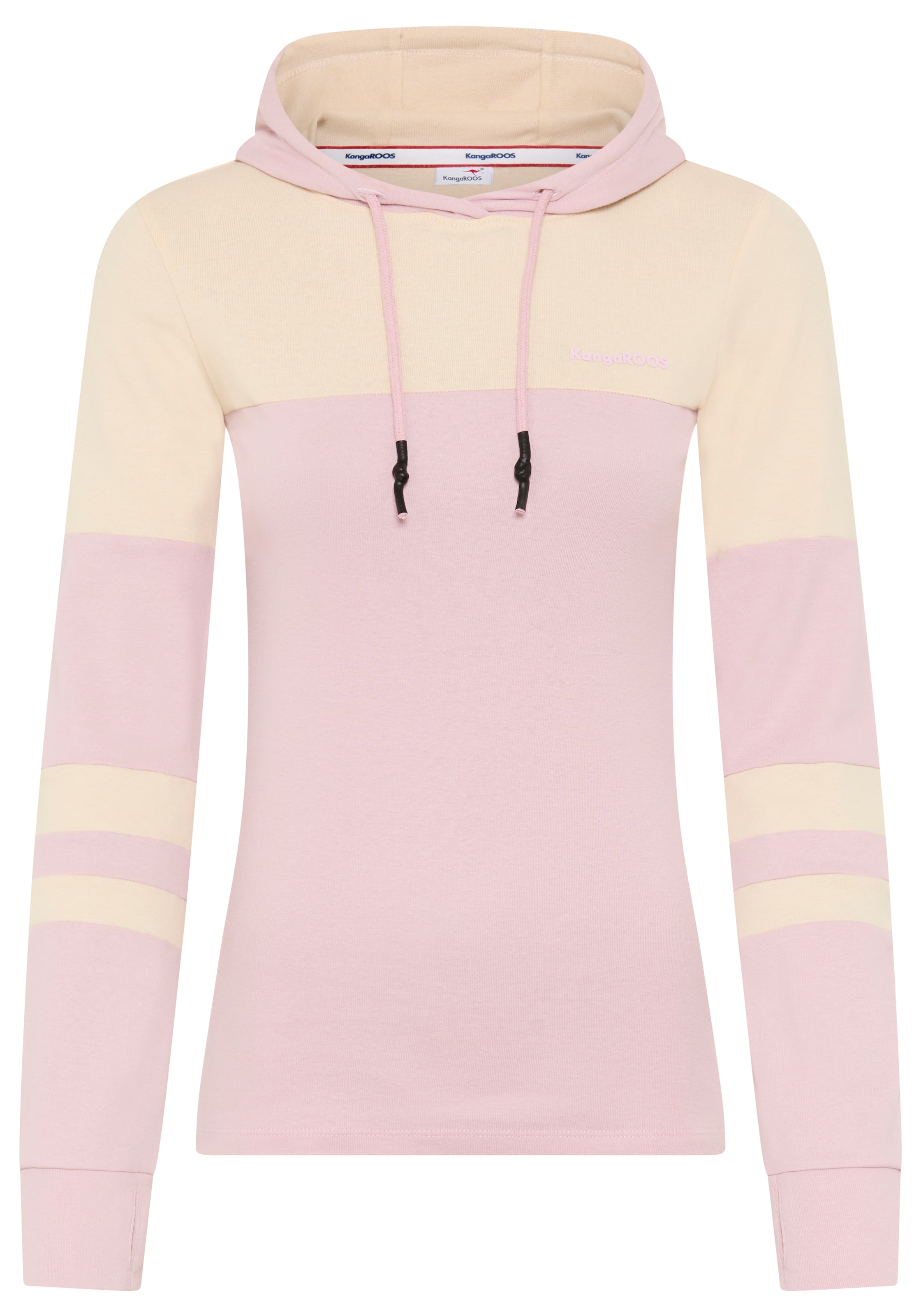 KangaROOS Kapuzenshirt mit Colorblock