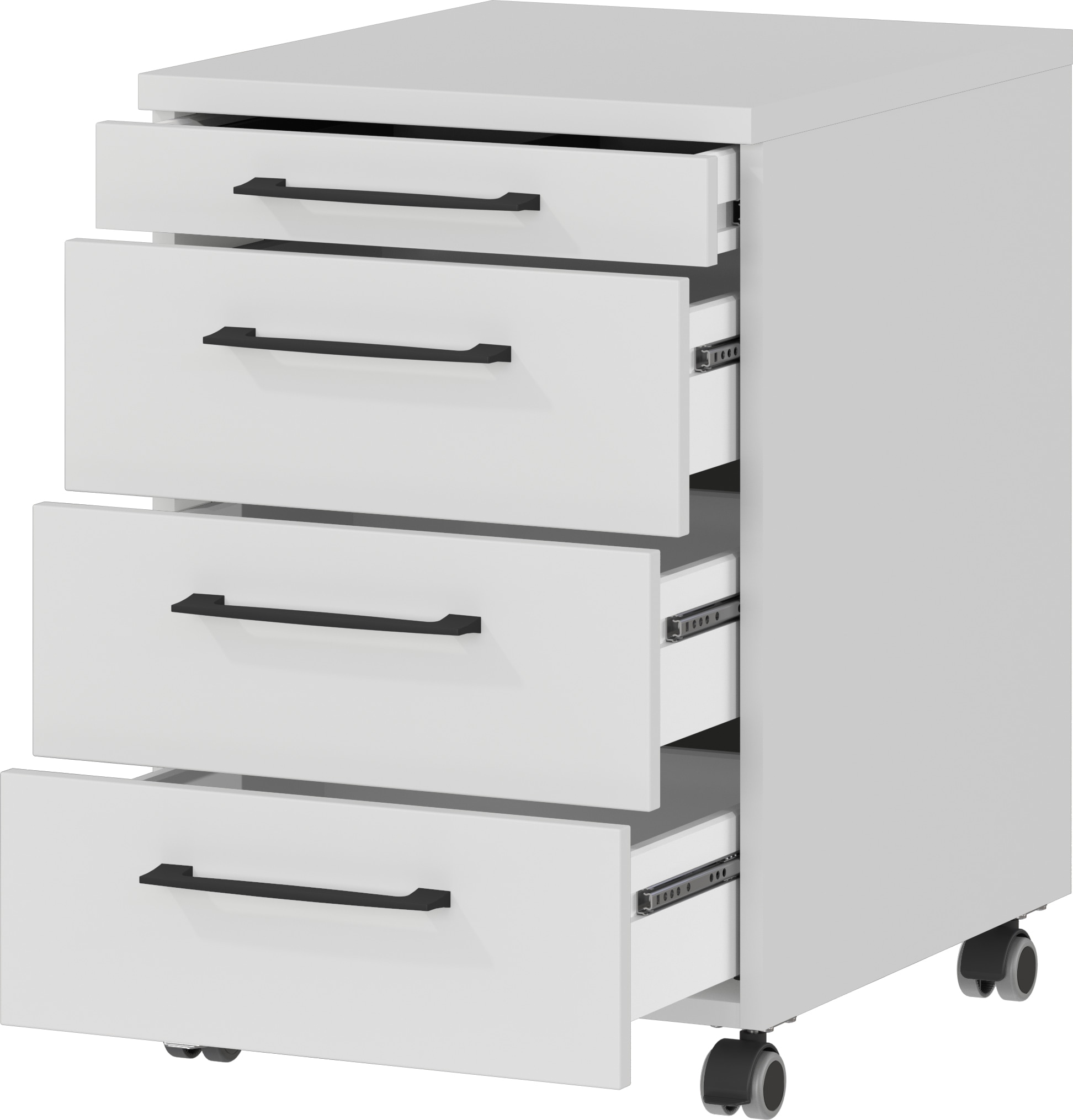 GERMANIA Büromöbel-Set »Profi 3.0«, Büromöbel-Set bestehend aus Schreibtisch und Rollcontainer