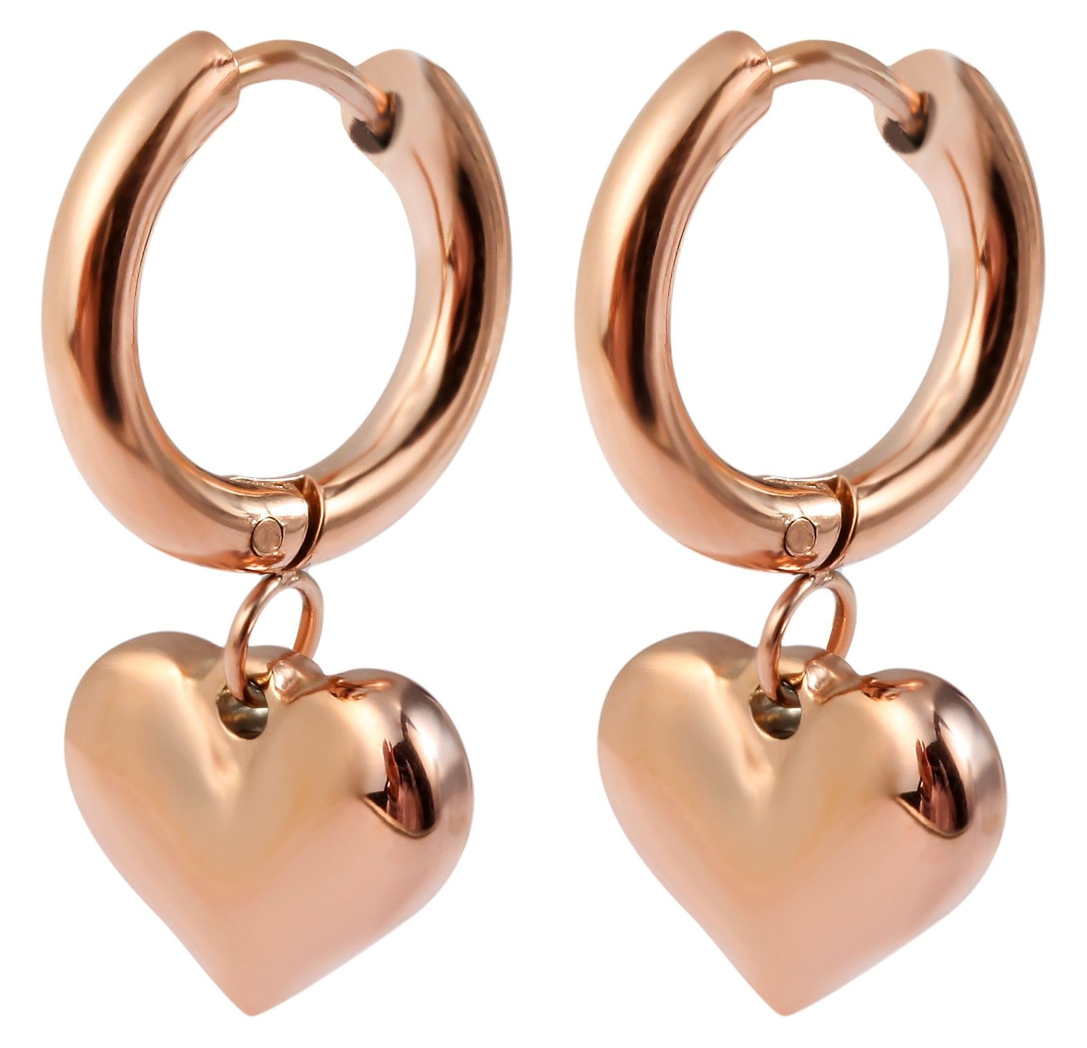 Adelia´s Kettenanhänger »Damen Anhänger ¿ Herzanhänger aus Edelstahl«