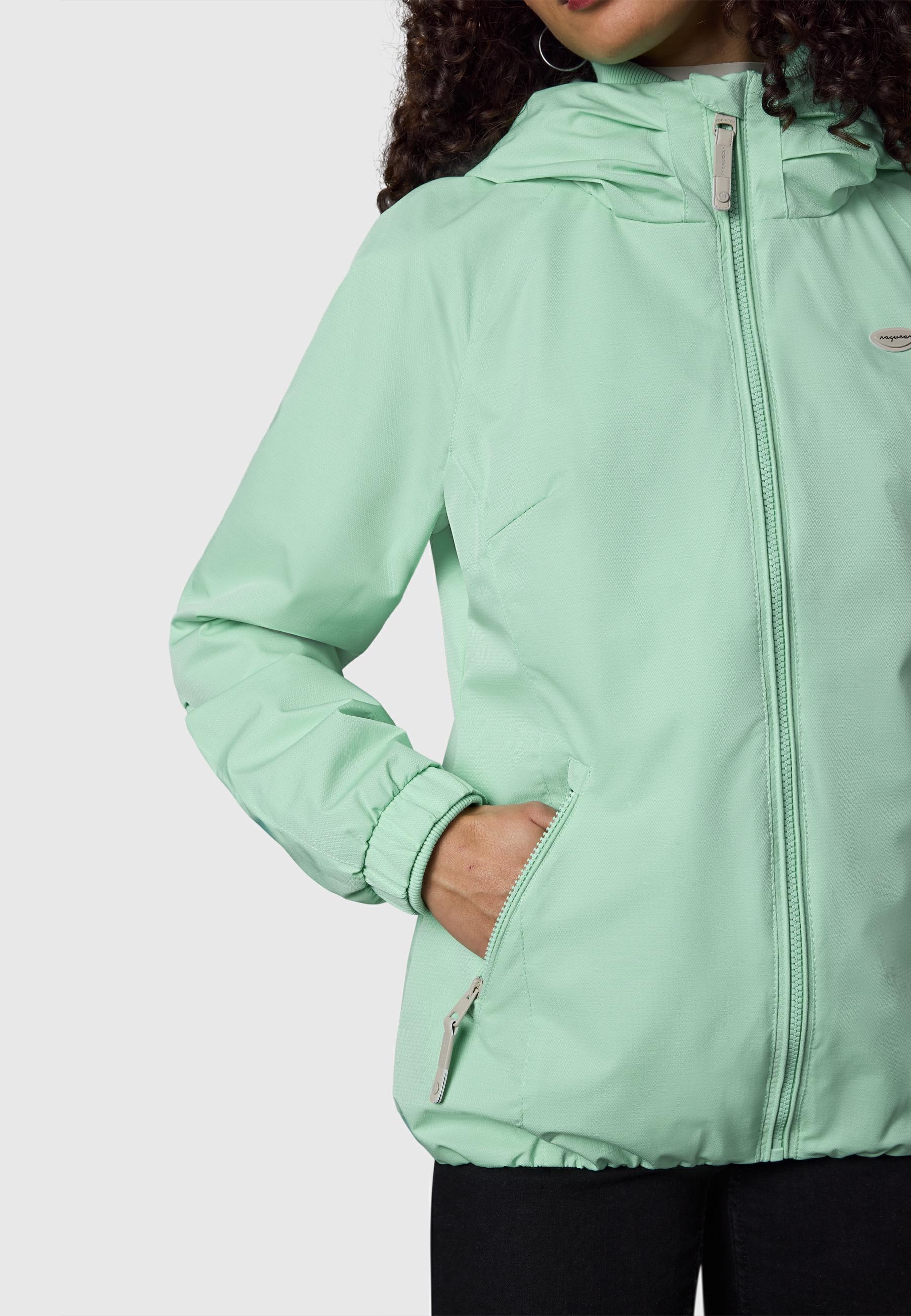 Ragwear Outdoorjacke »Übergangsjacke Dizzie Tech« mit Kapuze Wasserdichte Damen Übergangsjacke mit großer Kapuze