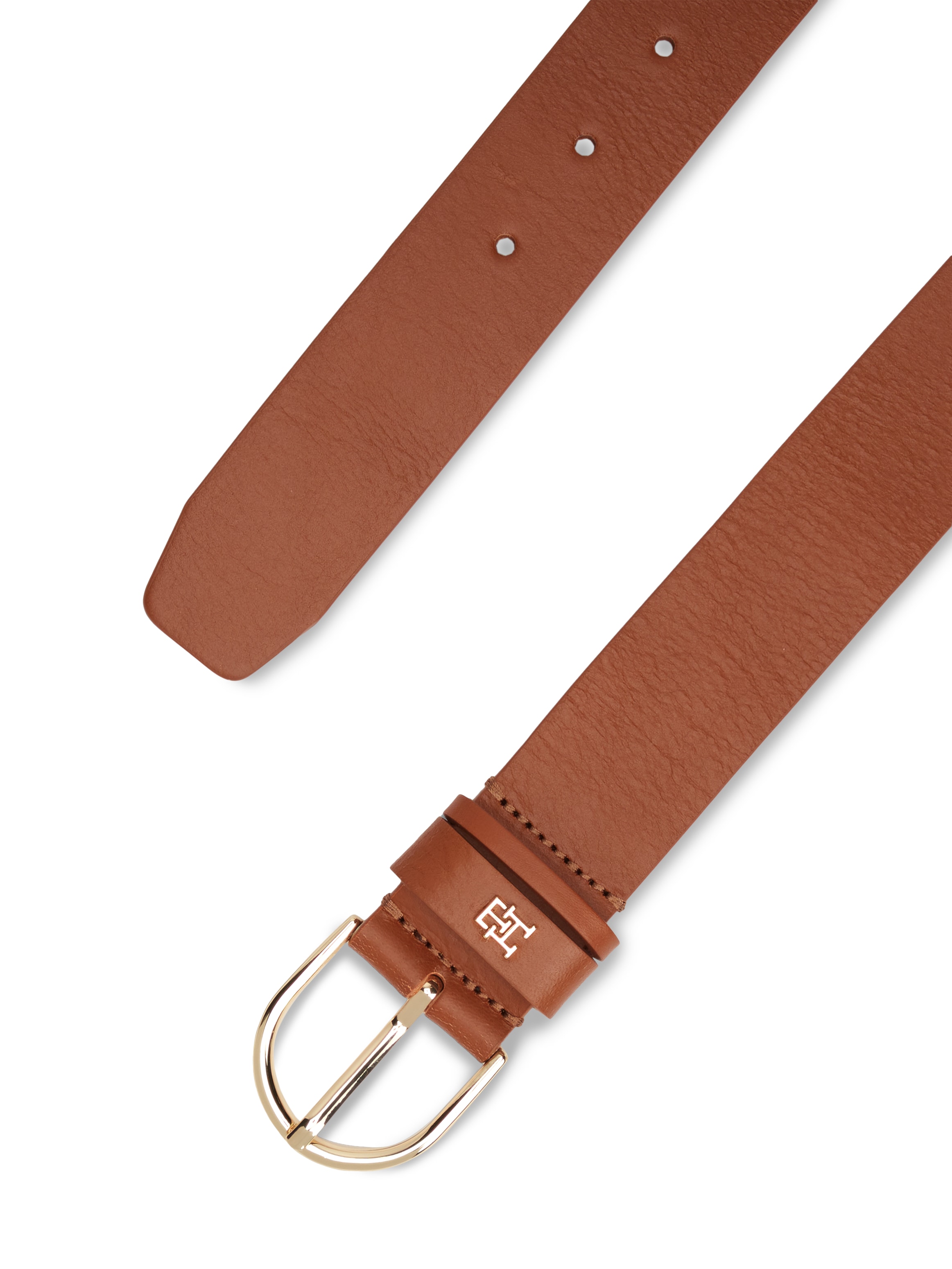 Tommy Hilfiger Ledergürtel »ESSENTIAL EFFORTLESS 3,5 cm breit« Damengürtel, 3,5 cm breit, casual und Jeans, ovale Einfachdornschließe