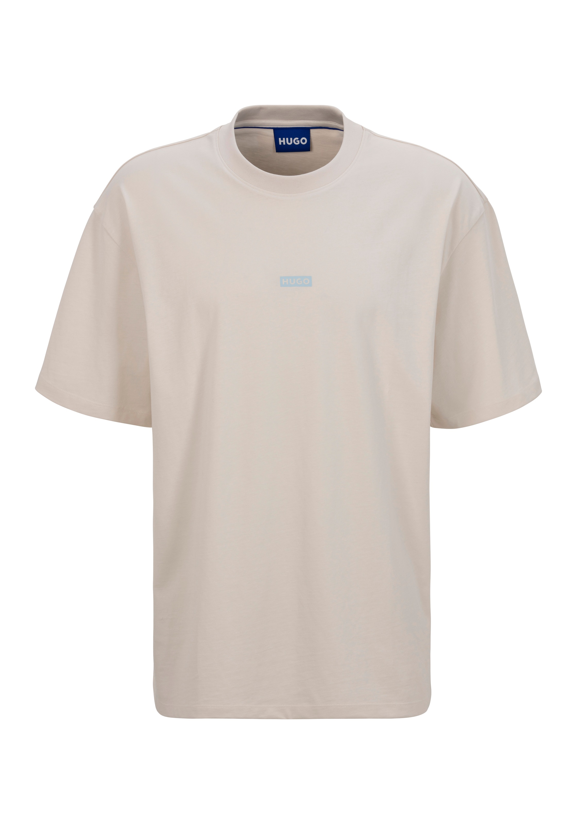 HUGO Blue T-Shirt »Nalono«, mit Logodruck, Oversized Look mit Backprint