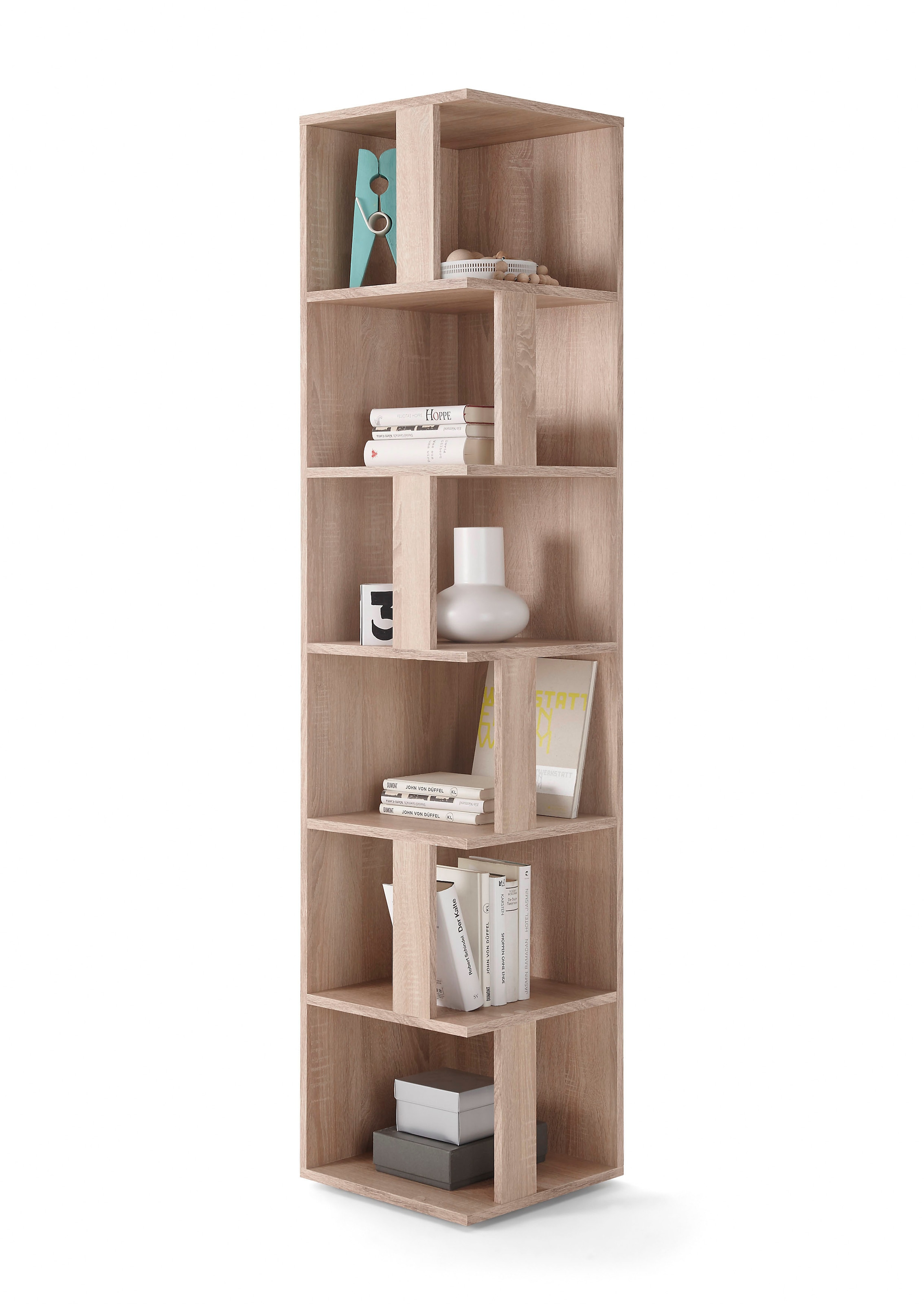 BEGA OFFICE Eckregal »Corner Shelf«, mit 6 offenen Fächer, Regal in 2 Farbausführungen