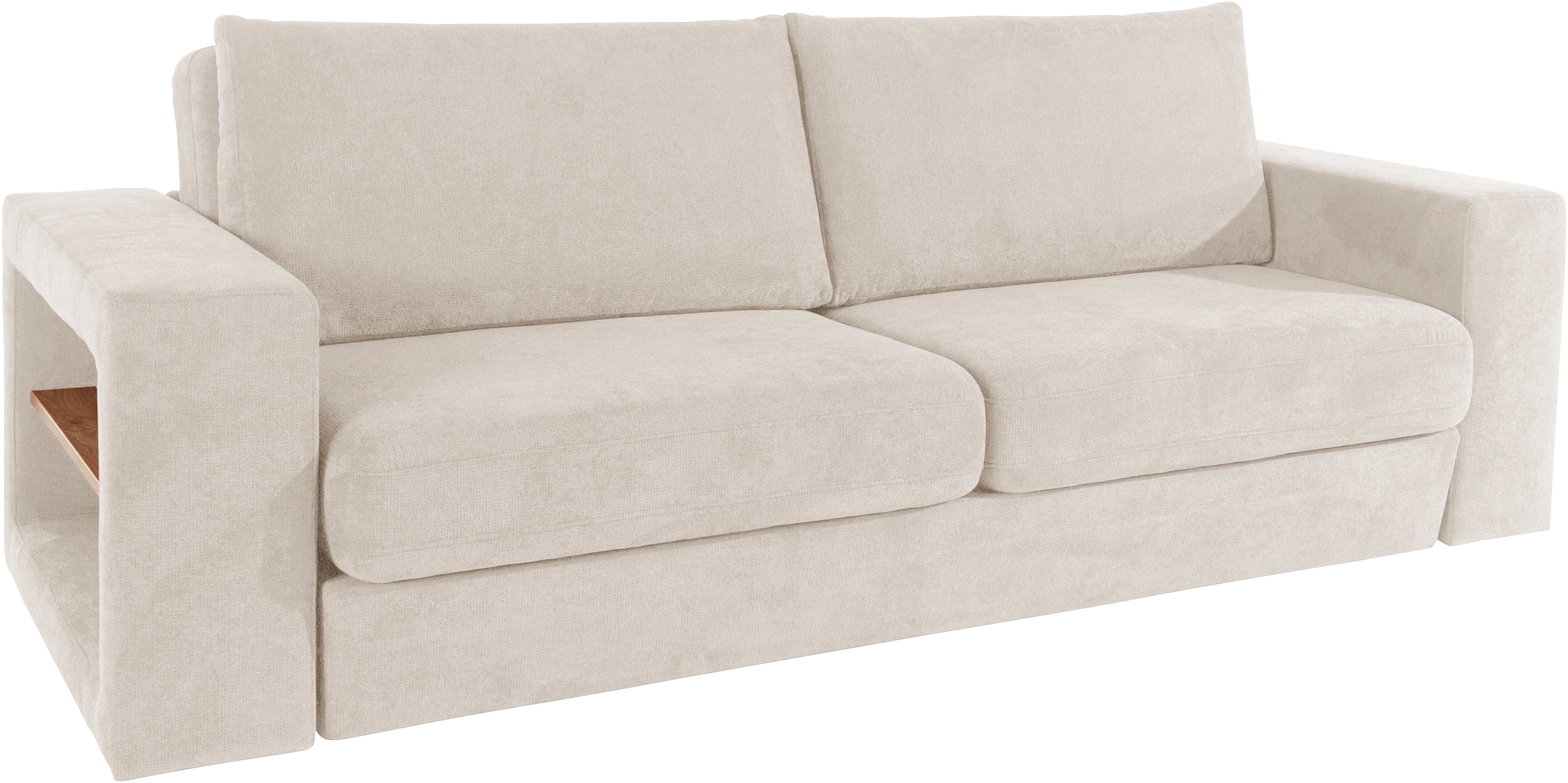 LOOKS by Wolfgang Joop 4-Sitzer »Looksvb«, Verwandlungssofa: aus Sofa wird Sofa mit 2 Hockern, mit Regalfunktion