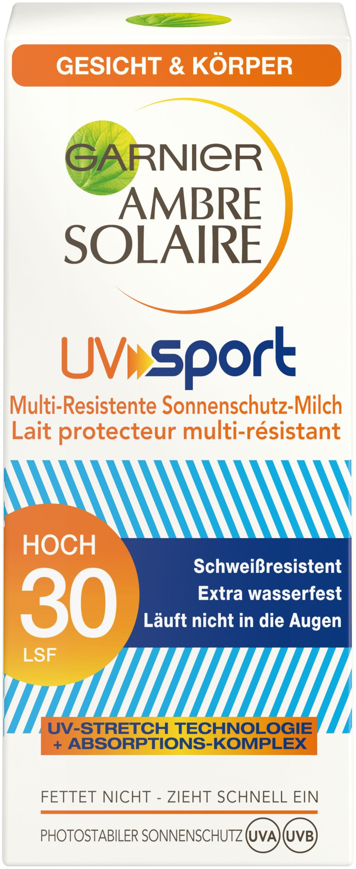 LSF 30« Sonnenschutzmilch Sport OTTOversand bei Solaire UV GARNIER »Ambre Protection