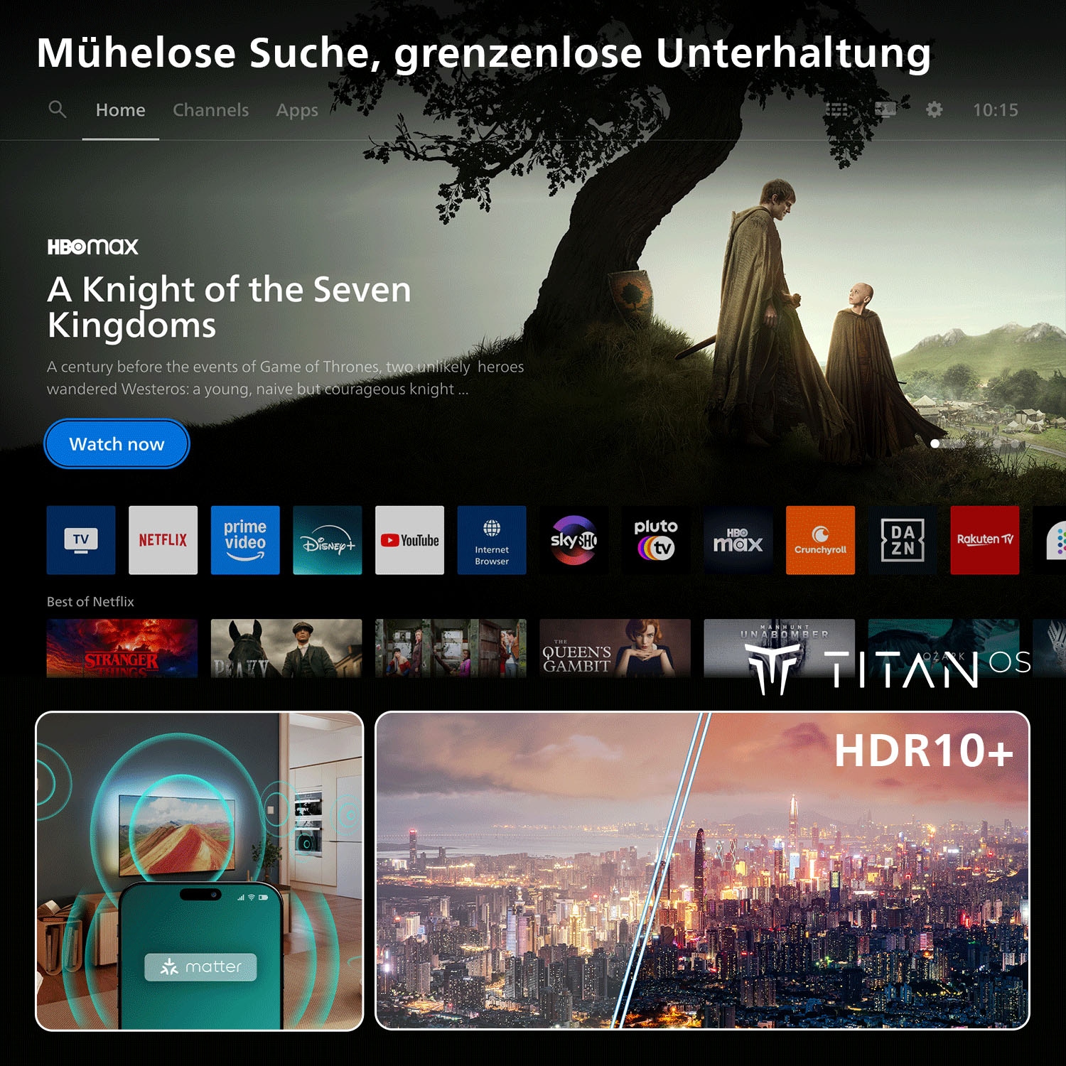Philips LED-Fernseher »43PUS8001/12« 108 cm/43 ″ Smart-TV