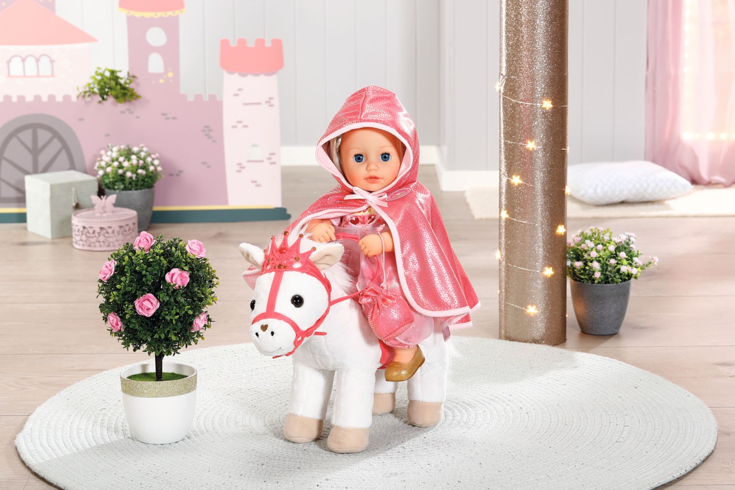 Baby Annabell Puppenkleidung »Little Sweet Cape, 36 cm«, mit Kleiderbügel