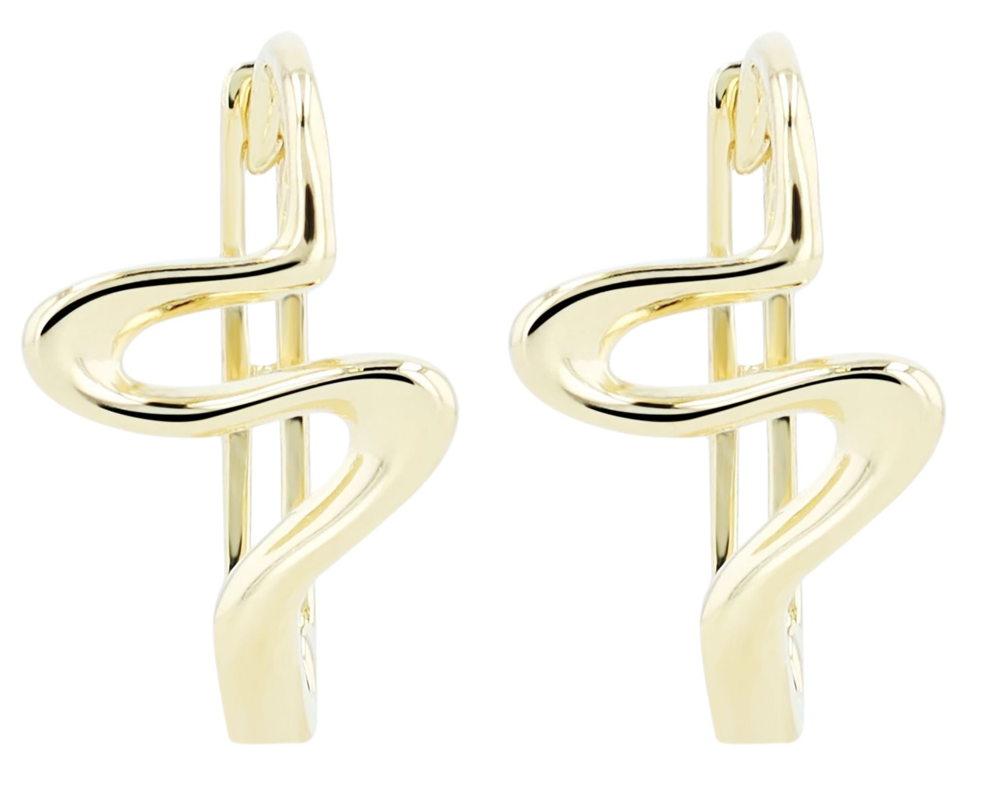 Adelia´s Paar Creolen »Damen Ohrringe ¿ Klappcreole aus 925 Silber«