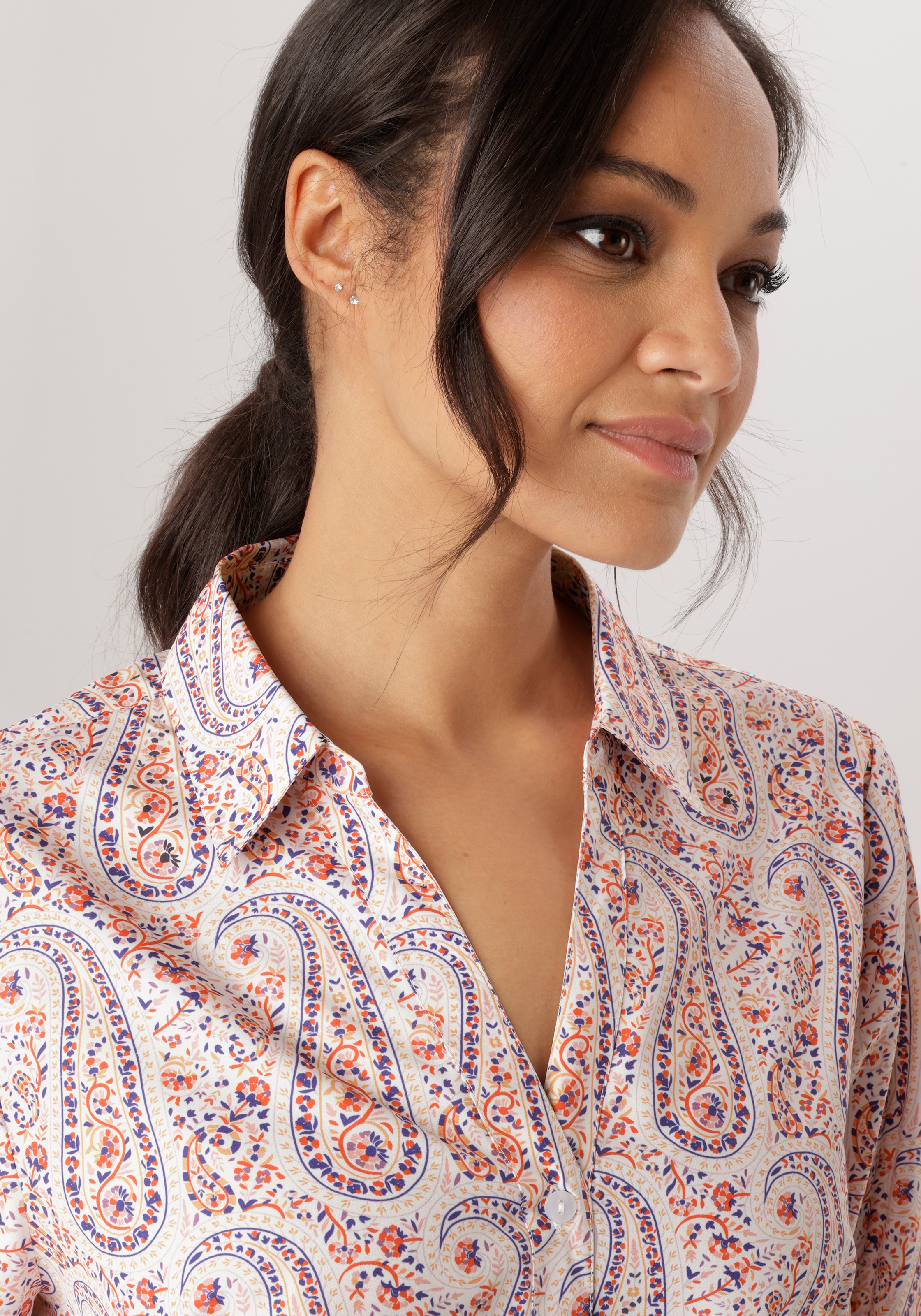 Aniston PLUS Hemdbluse in Paisleydessin - NEUE KOLLEKTION