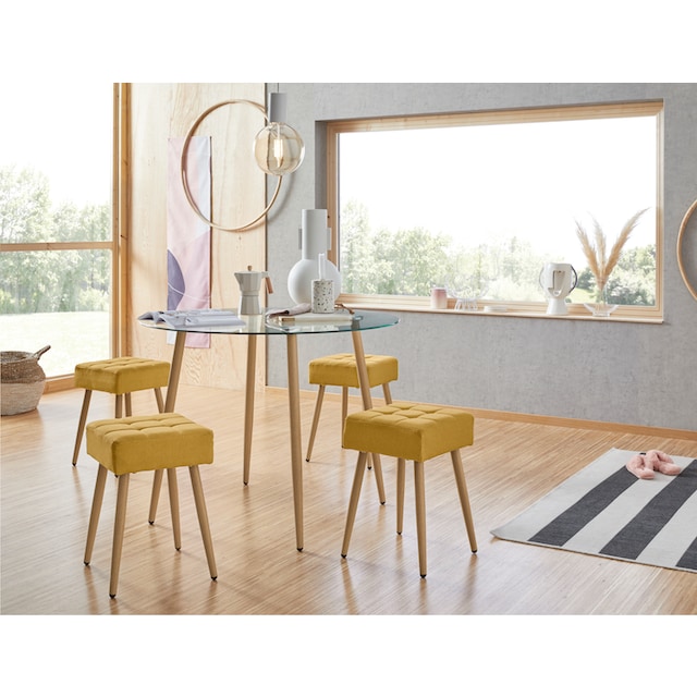 INOSIGN Glastisch »Miller«, runder Esstisch mit einem Ø von 100 cm OTTO  Online Shop