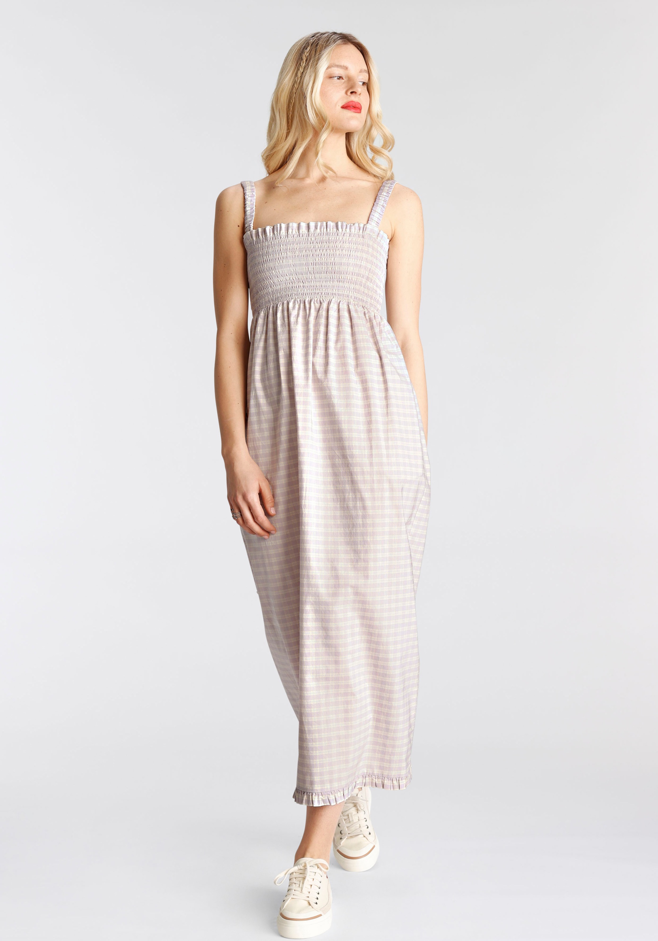 Levi's® Corsagenkleid »TANNER SCRUNCHIE DRESS«, Mit breiten gesmokten Trägern