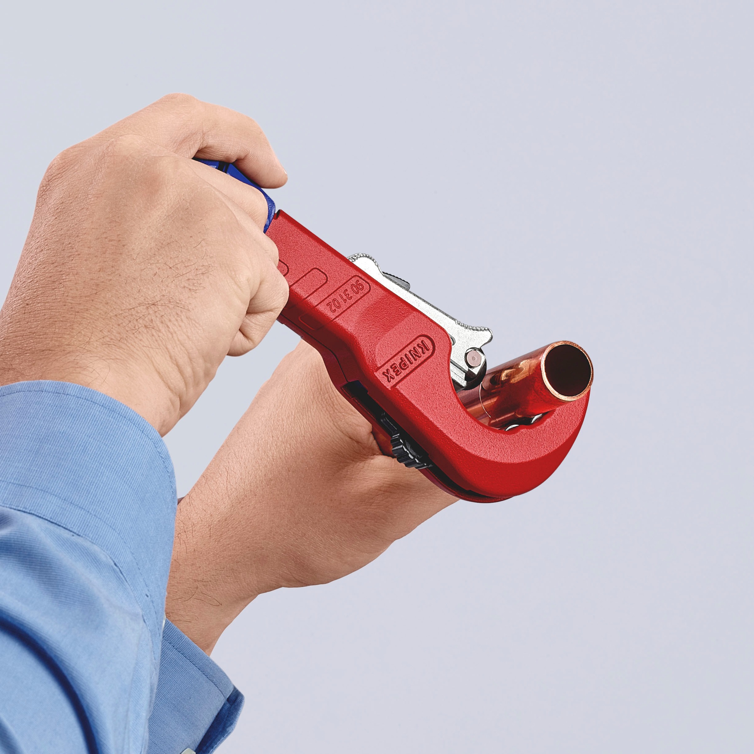 Knipex Rohrschneider »90 31 02 BK TubiX® (SB-Karte/Blister)«, 180 mm