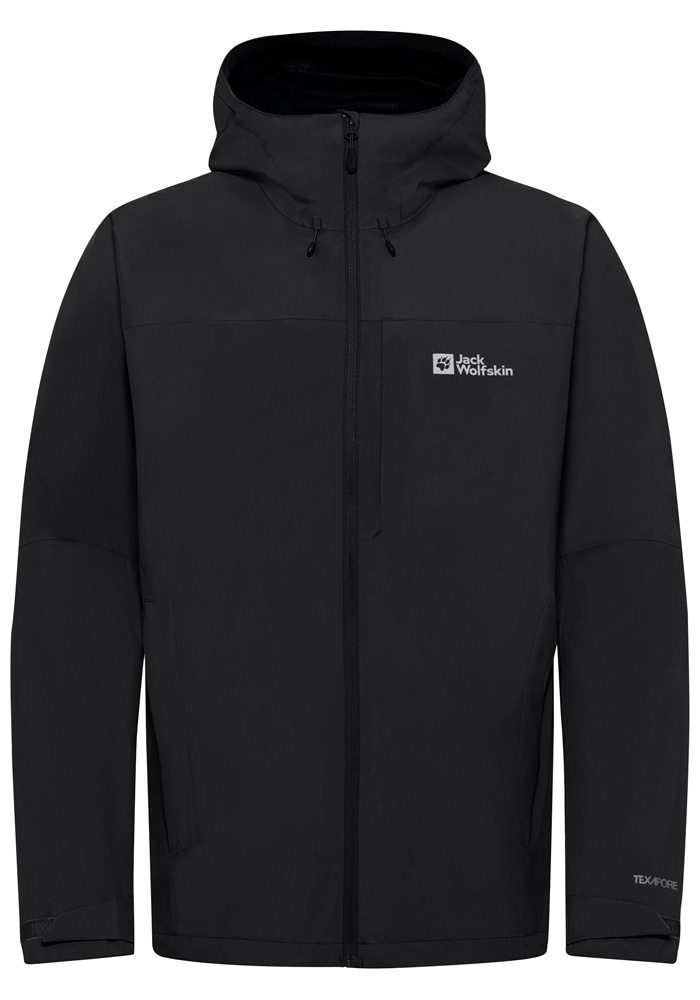Jack Wolfskin Funktionsjacke »TEMPEST 2L JKT M«, mit Kapuze