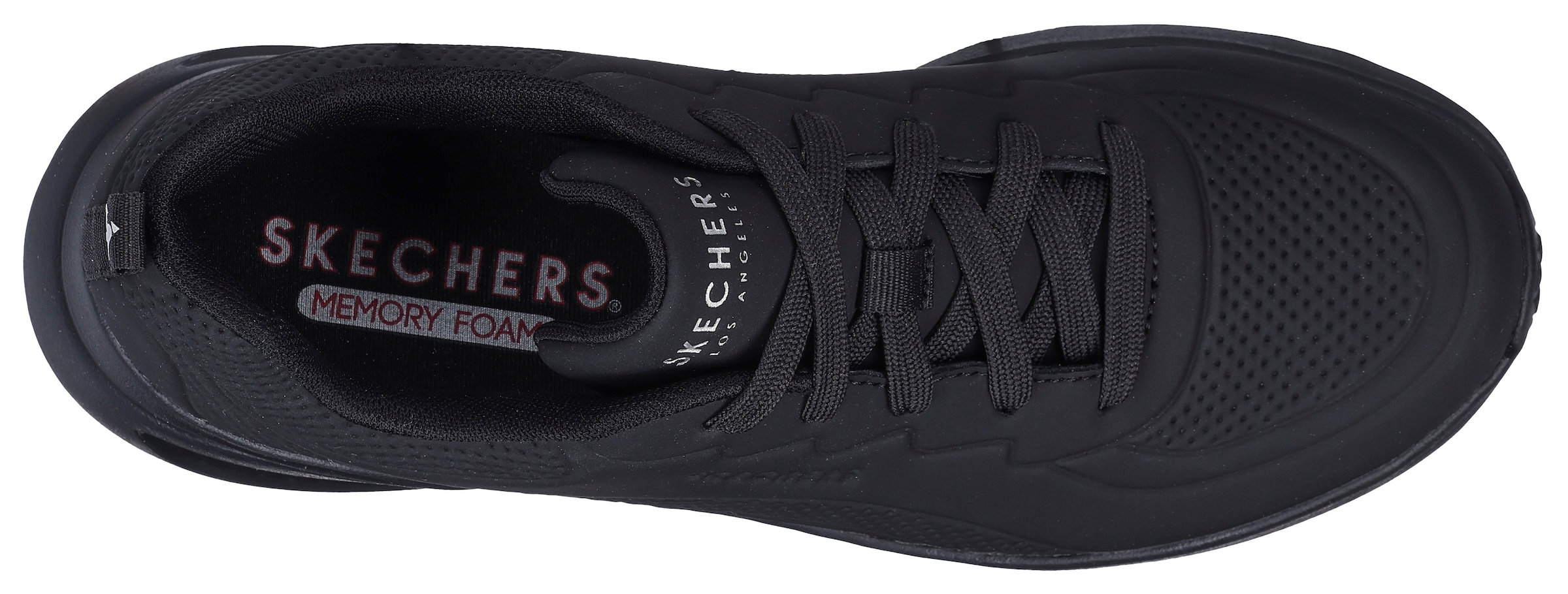 Skechers Sneaker »UNO LITE«, im monochromen Look, Freizeitschuh, Halbschuh, Schnürschuh