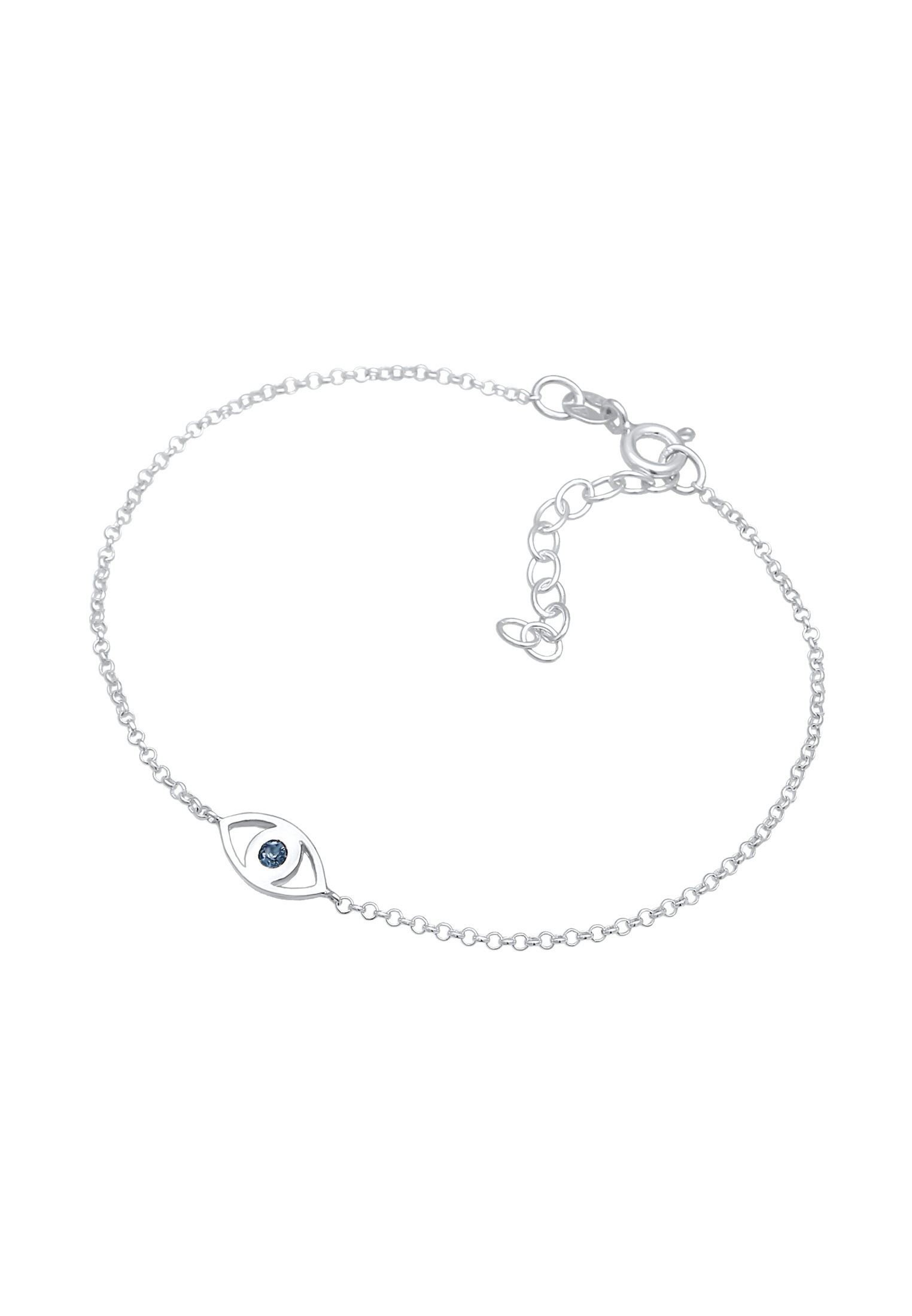 Elli Armkette »Armband Evil Eye Auge Nazar Kristalle 925 Silber«