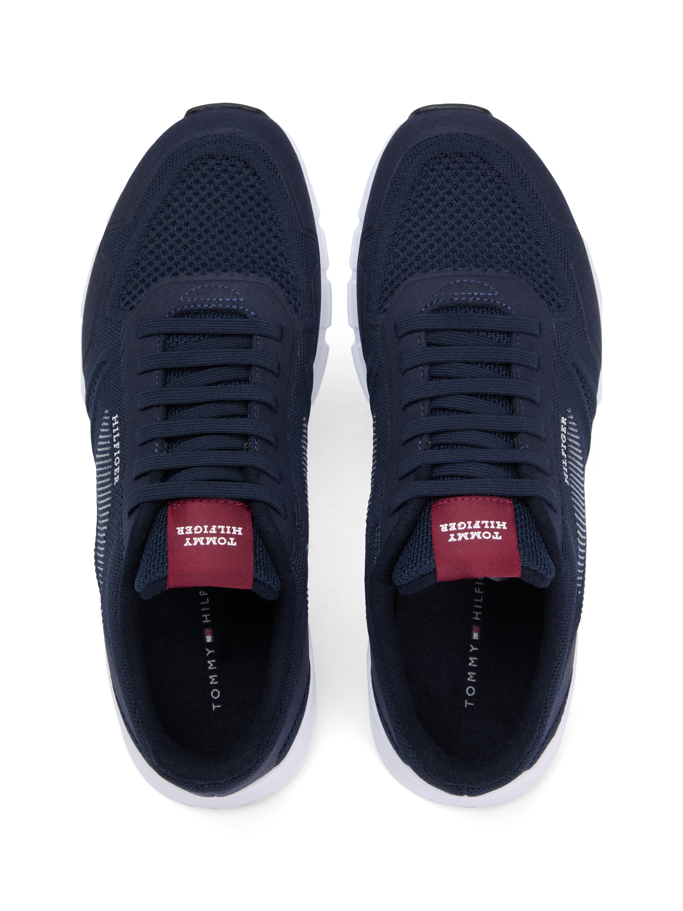Tommy Hilfiger Sneaker »MODERN COMFORT RUN TECH KNIT«  , Freizeitschuh, Halbschuh, Schnürschuh mit seitlichem Logo