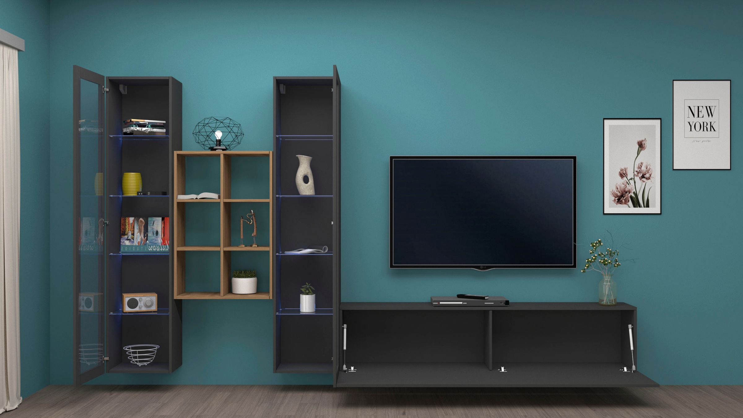 INOSIGN Wohnwand »Maruska« 1 Stk. tlg.