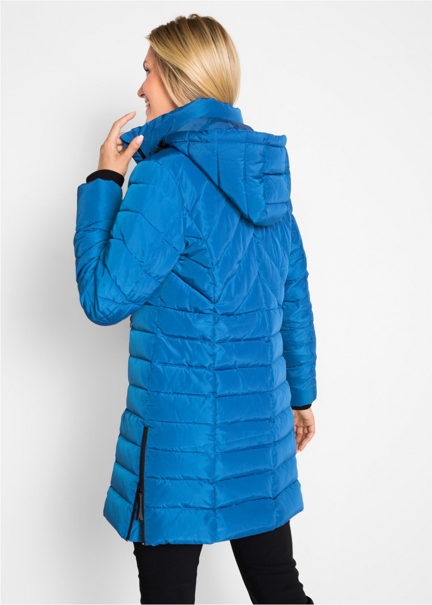 bonprix »Winterjacke« mit Kapuze mit wattierter Füllung, mit abnehmbarer Kapuze, pflegeleicht