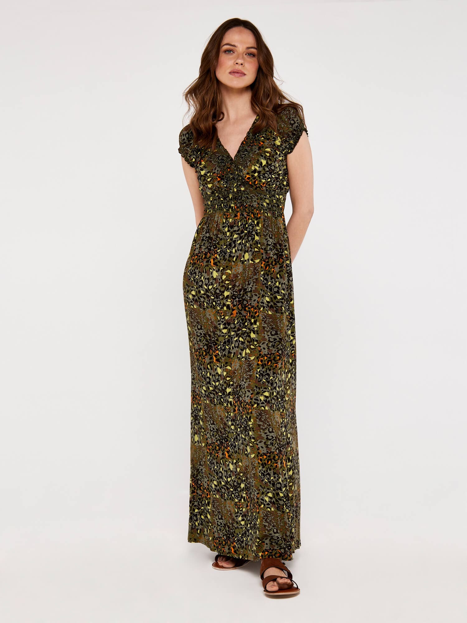 Apricot Maxikleid »Maxikleid« 1 tlg. mit Animal-Print