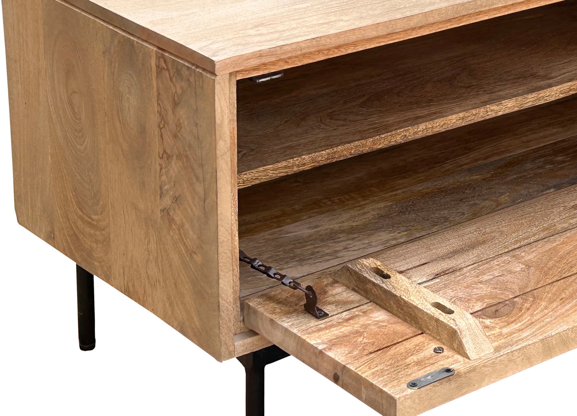 SIT Schuhschrank 1 Stk. tlg. mit dekorativen Lamellen-Schnitzereien