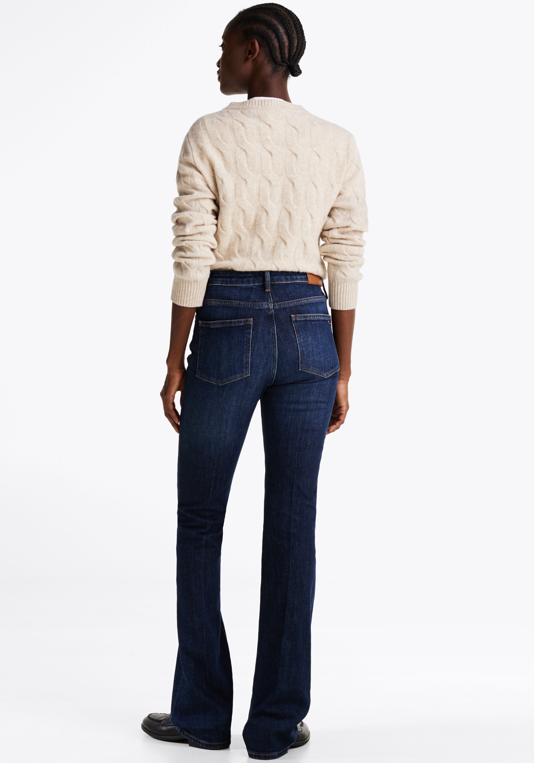Tommy Hilfiger Bootcut-Jeans »BOOTCUT RW PATY«, mit Tommy Hilfiger Logo-Badge