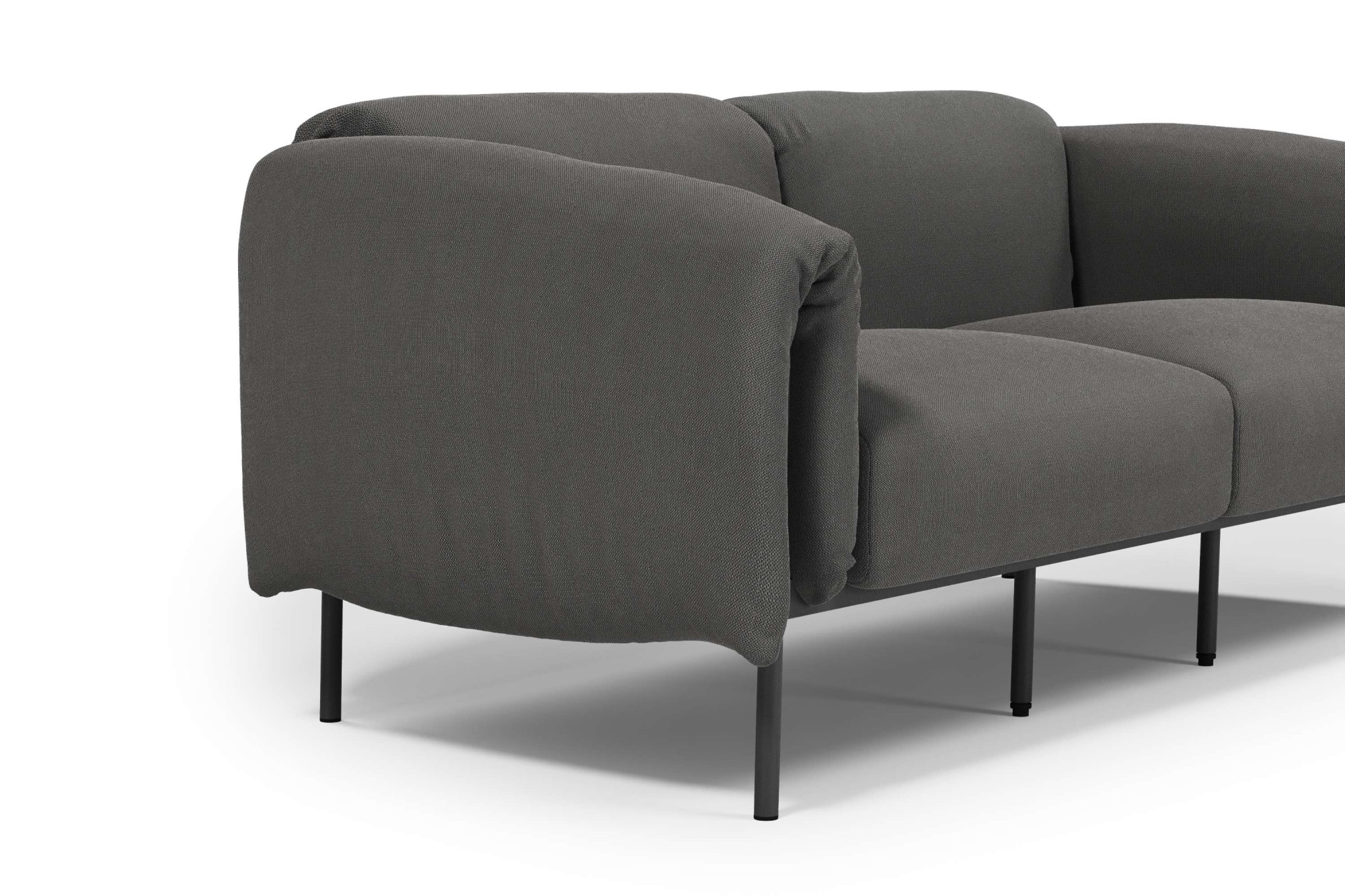 andas 2-Sitzer »Lumi«, Outdoor Gartensofa, wetterfeste Materialien, Breite 186 cm