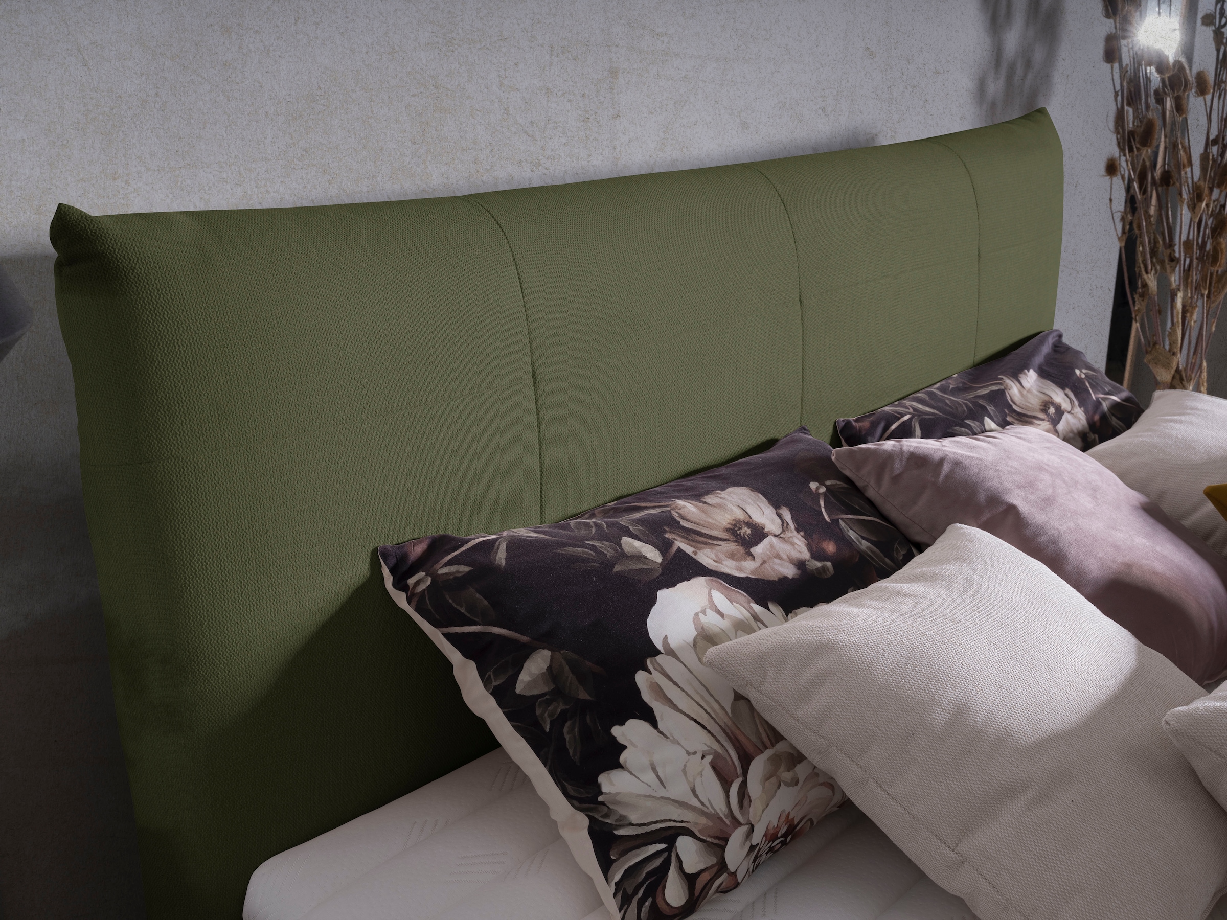 alina Boxspringbett »Luga«, 188 cm breit, inkl. Matratze und Komfortschaum-Topper