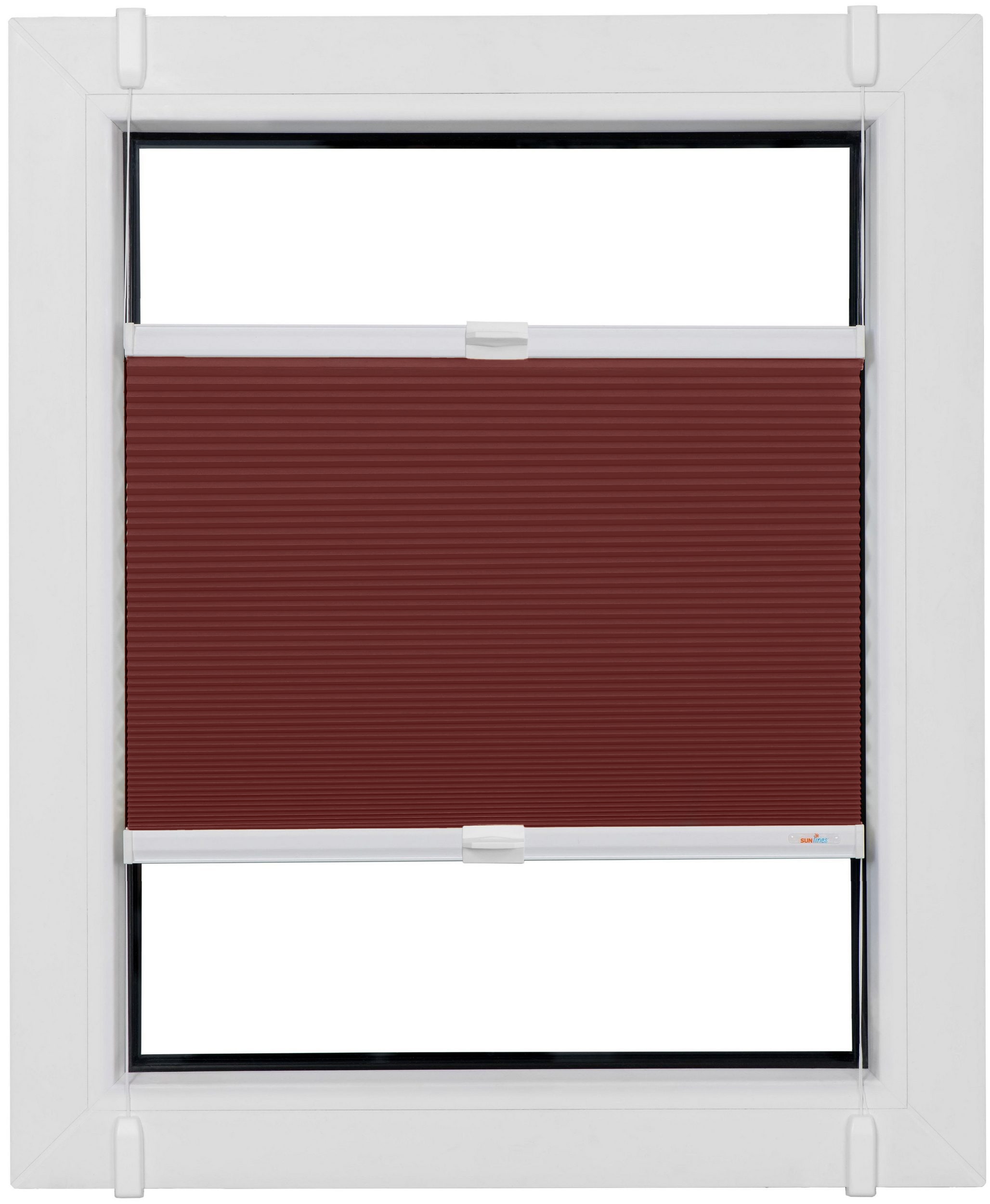 sunlines Plissee »Start-up Style Honeycomb« verdunkelnd energiesparend ohne Bohren verspannt verspannt mit Simply-Fix Klemmträger, Wabenplissee, nach Maß