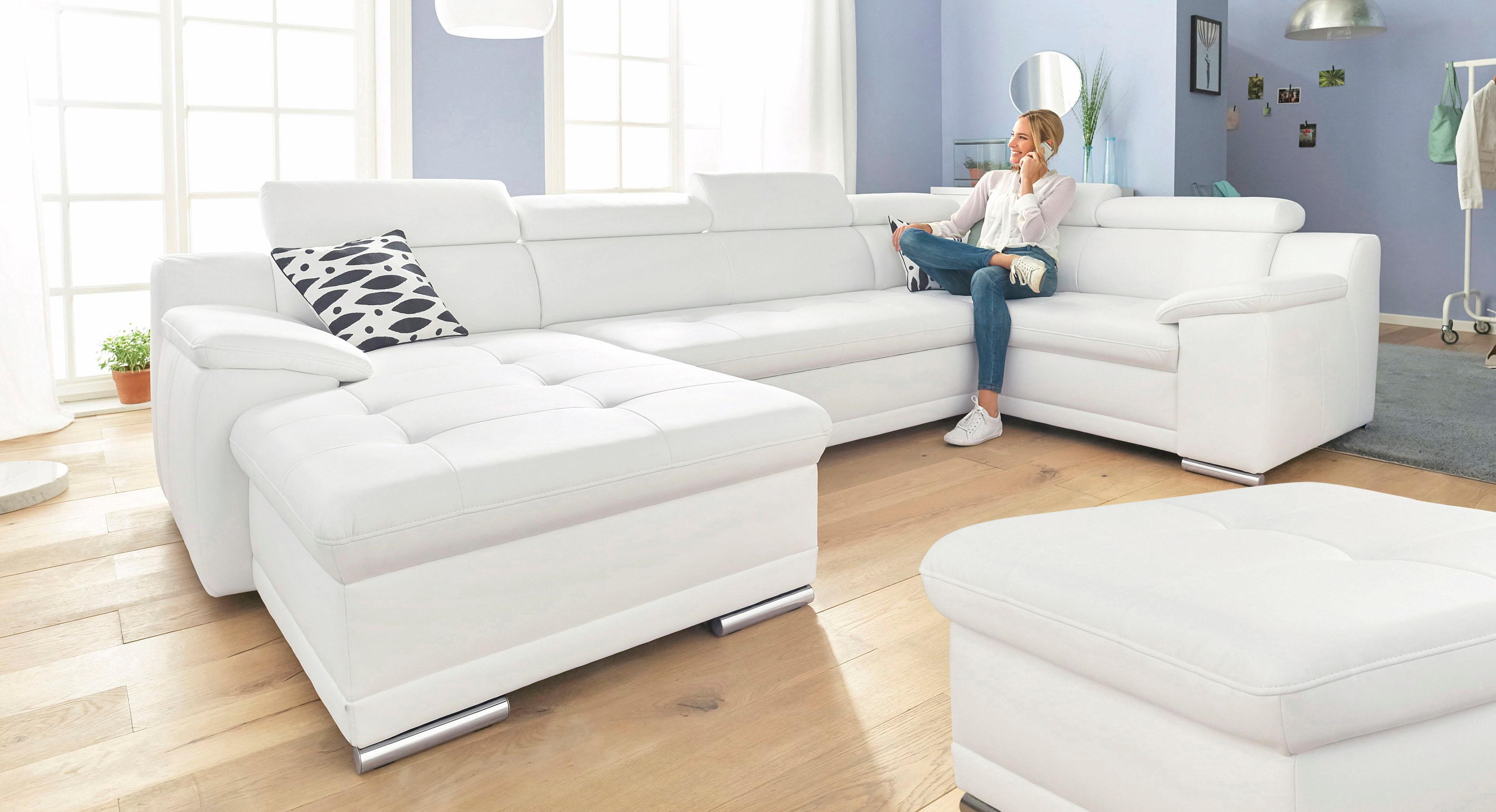 sit&more Wohnlandschaft "Top Andiamo U-Form" mit Kopfteilverstellung, wahlweise mit Schlaffunktion